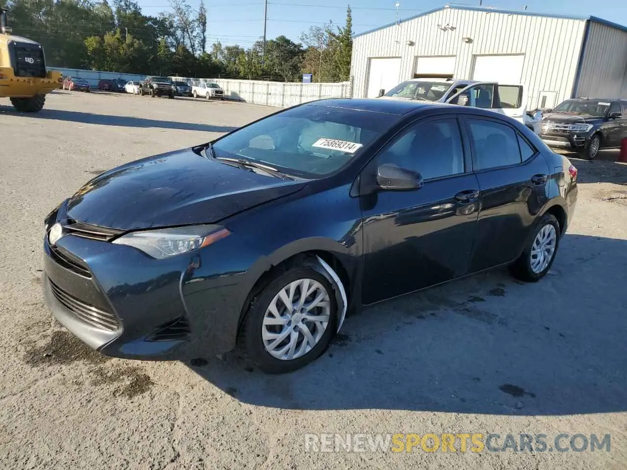 1 Photograph of a damaged car 5YFBURHE2KP873338 TOYOTA COROLLA 2019