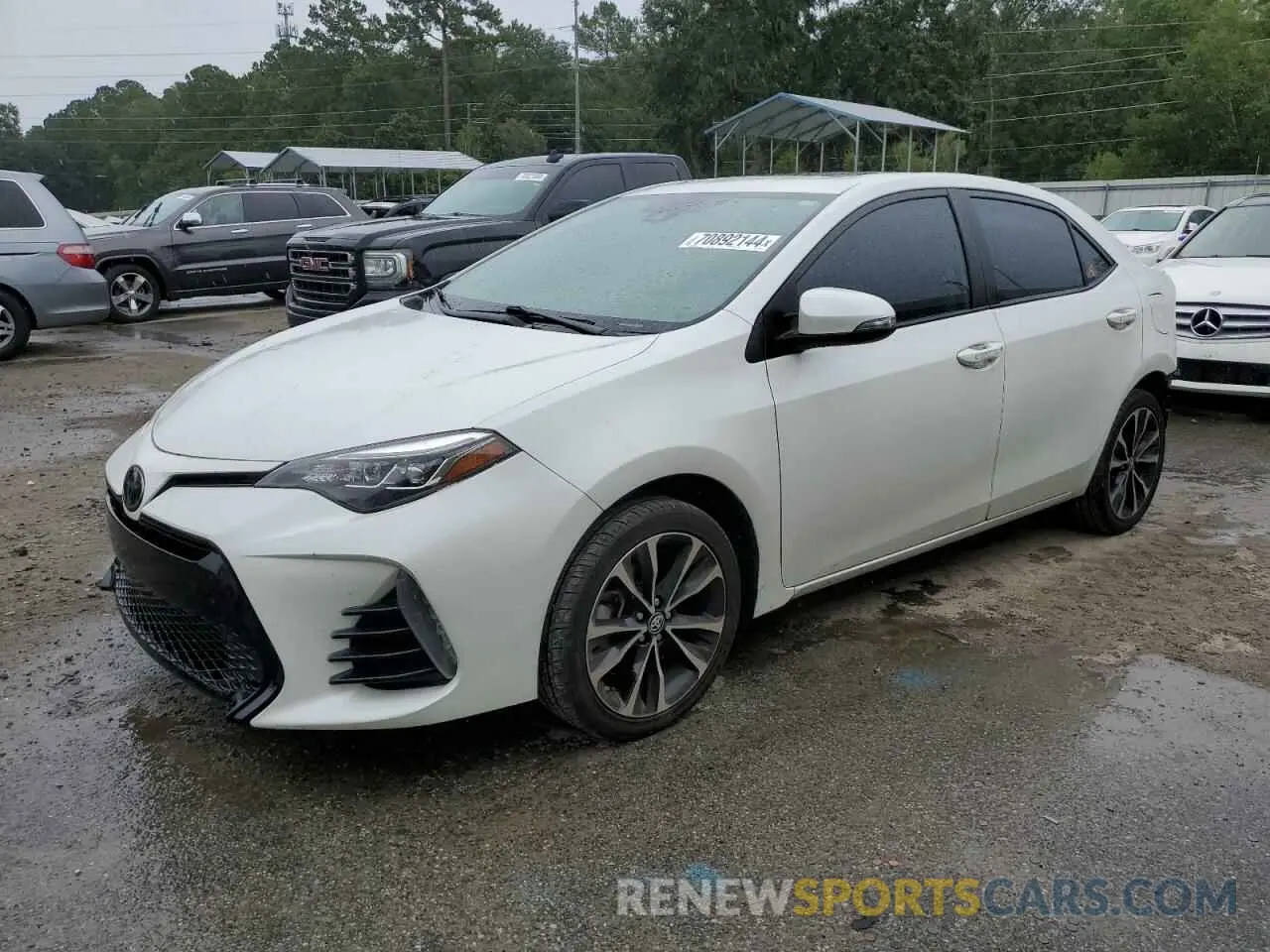 1 Photograph of a damaged car 5YFBURHE2KP873663 TOYOTA COROLLA 2019