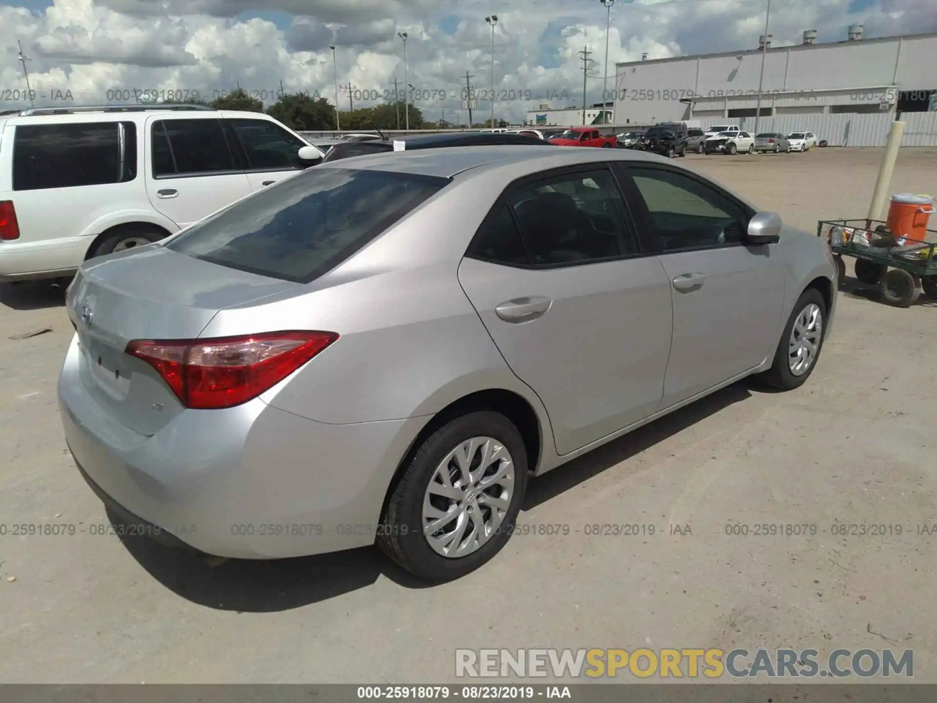 4 Photograph of a damaged car 5YFBURHE2KP873713 TOYOTA COROLLA 2019