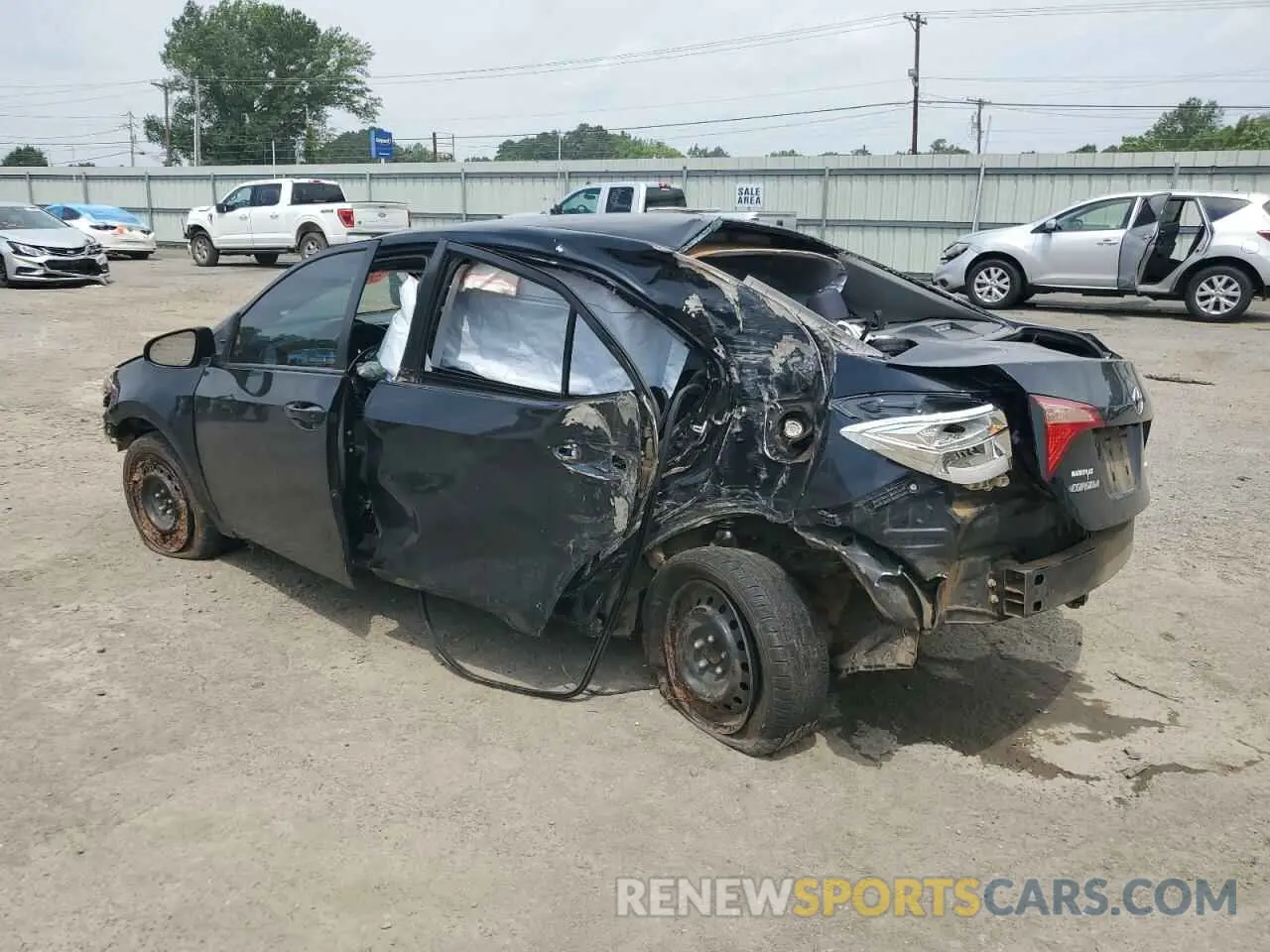 2 Photograph of a damaged car 5YFBURHE2KP874747 TOYOTA COROLLA 2019
