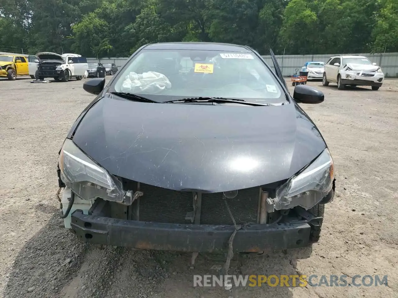 5 Photograph of a damaged car 5YFBURHE2KP874747 TOYOTA COROLLA 2019