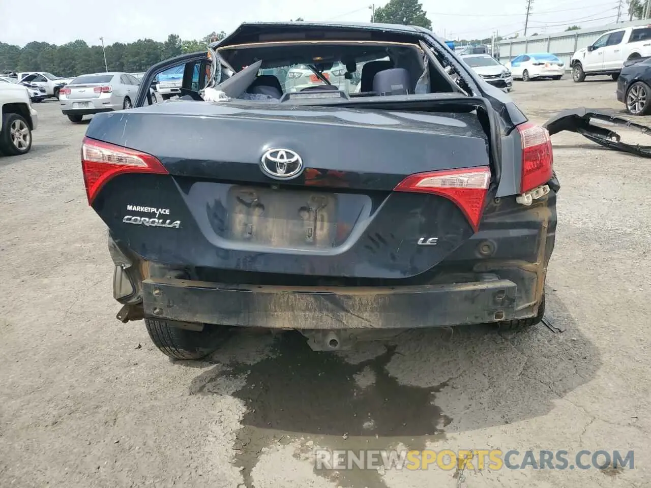 6 Photograph of a damaged car 5YFBURHE2KP874747 TOYOTA COROLLA 2019