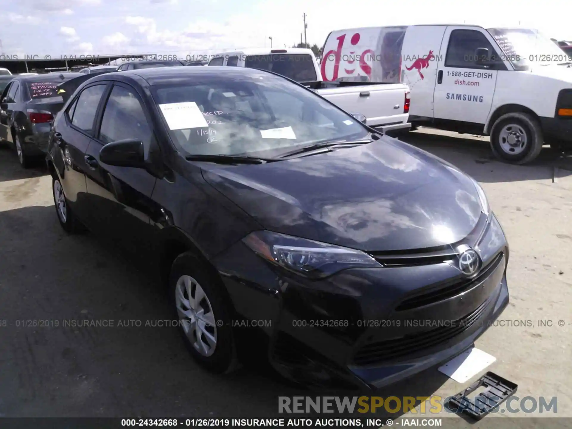 1 Photograph of a damaged car 5YFBURHE2KP875171 TOYOTA COROLLA 2019