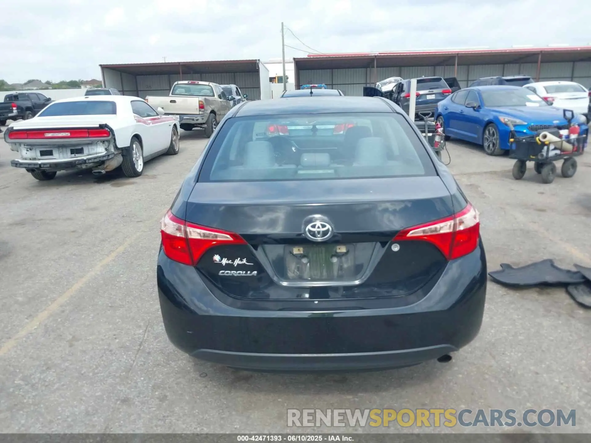 16 Photograph of a damaged car 5YFBURHE2KP875929 TOYOTA COROLLA 2019
