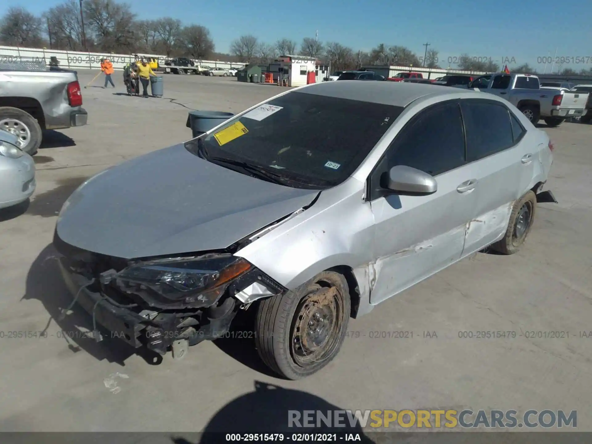 2 Photograph of a damaged car 5YFBURHE2KP876210 TOYOTA COROLLA 2019