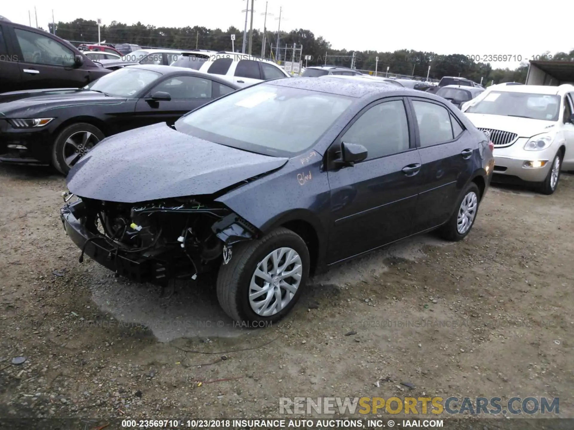 2 Photograph of a damaged car 5YFBURHE2KP876823 TOYOTA COROLLA 2019