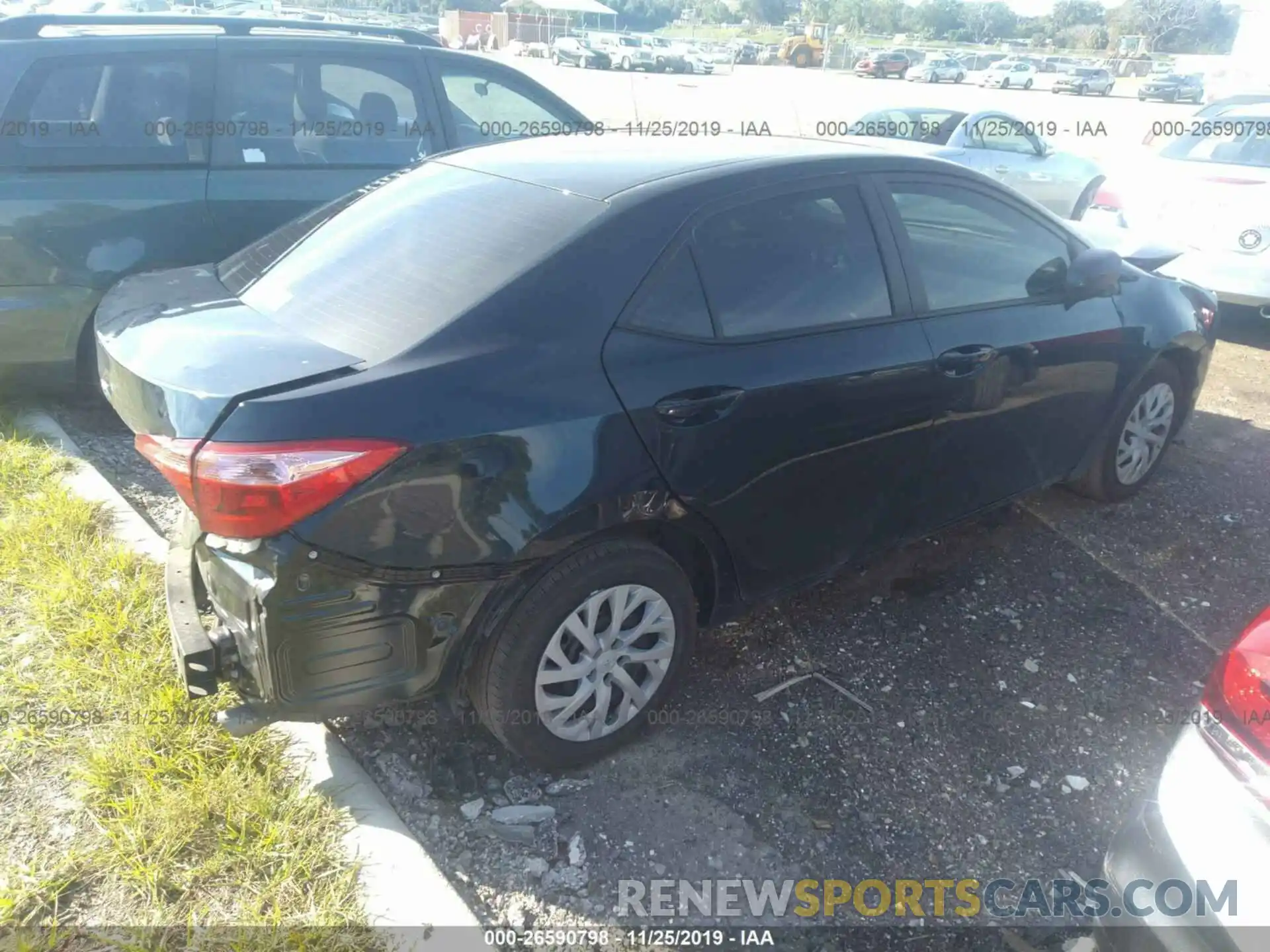 4 Photograph of a damaged car 5YFBURHE2KP877356 TOYOTA COROLLA 2019