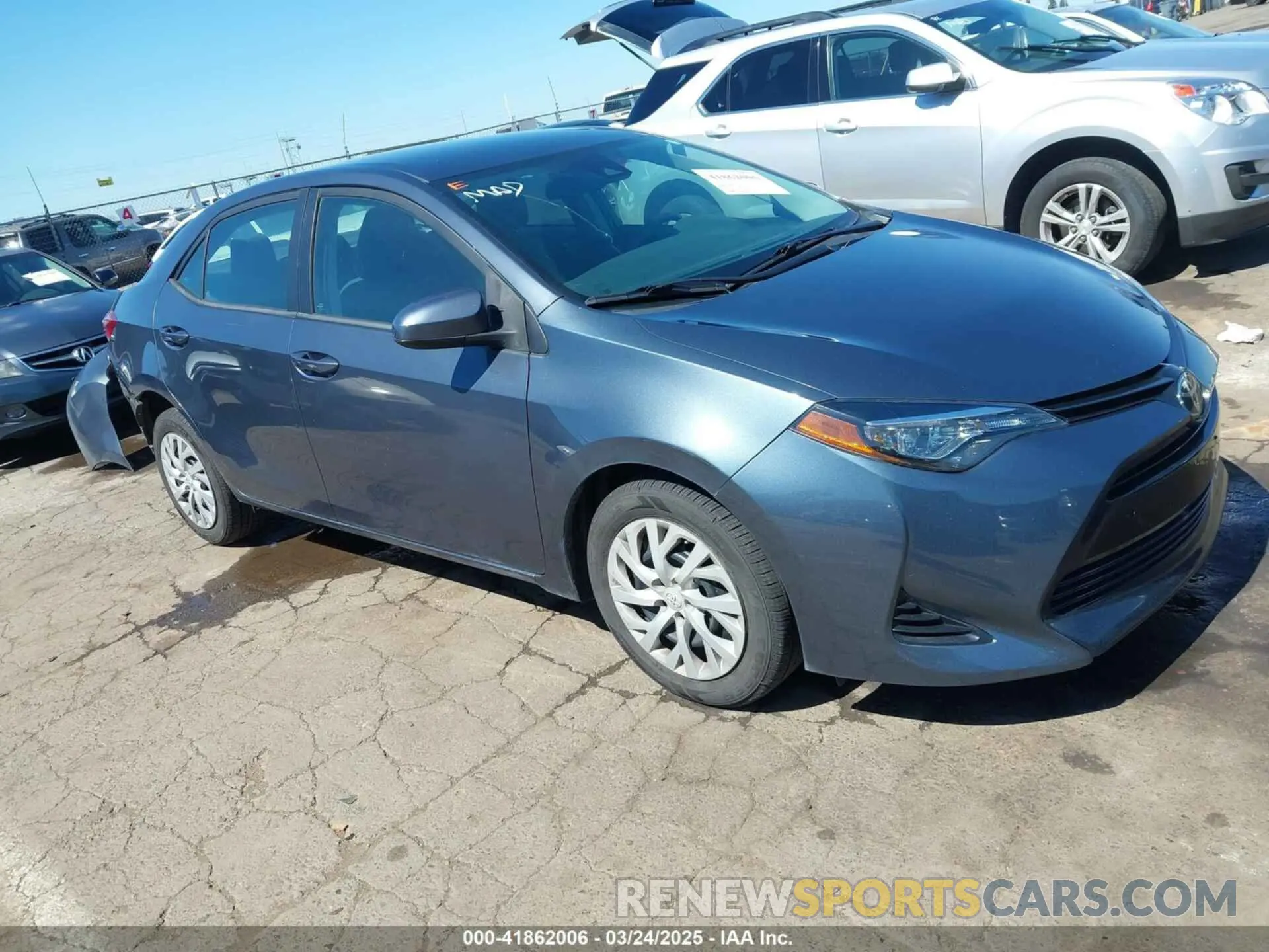 1 Photograph of a damaged car 5YFBURHE2KP877728 TOYOTA COROLLA 2019