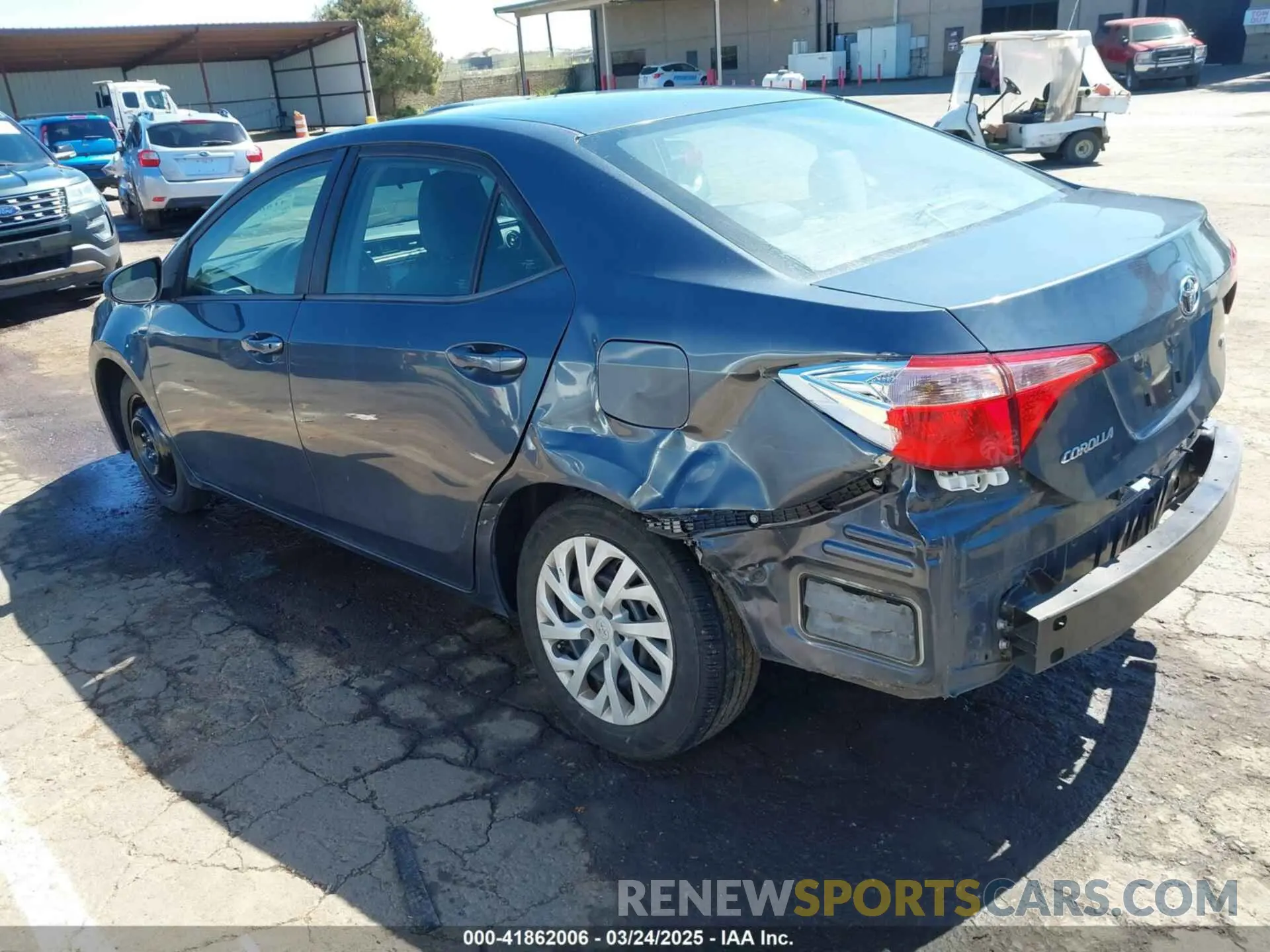 3 Photograph of a damaged car 5YFBURHE2KP877728 TOYOTA COROLLA 2019