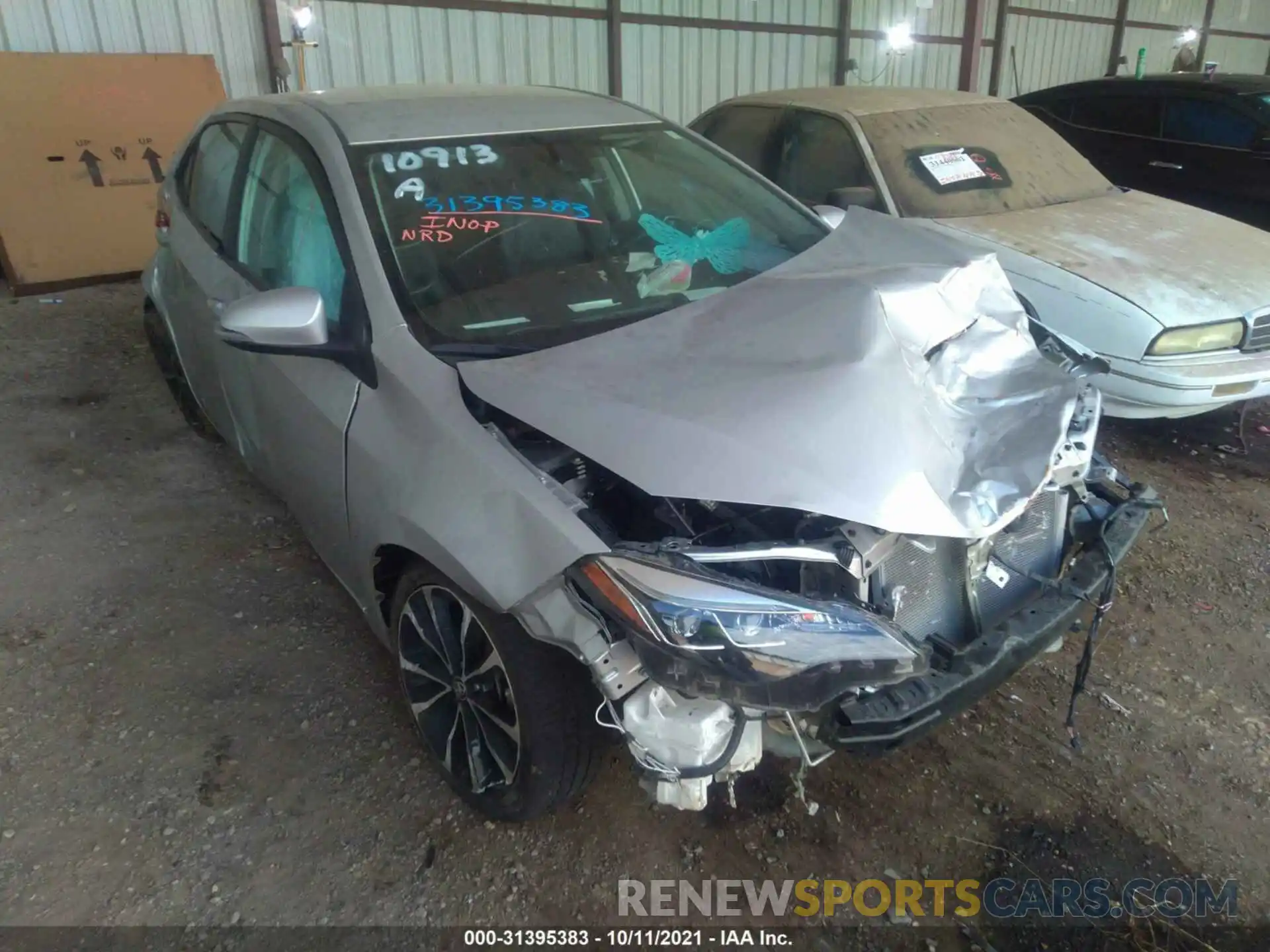 1 Photograph of a damaged car 5YFBURHE2KP880824 TOYOTA COROLLA 2019