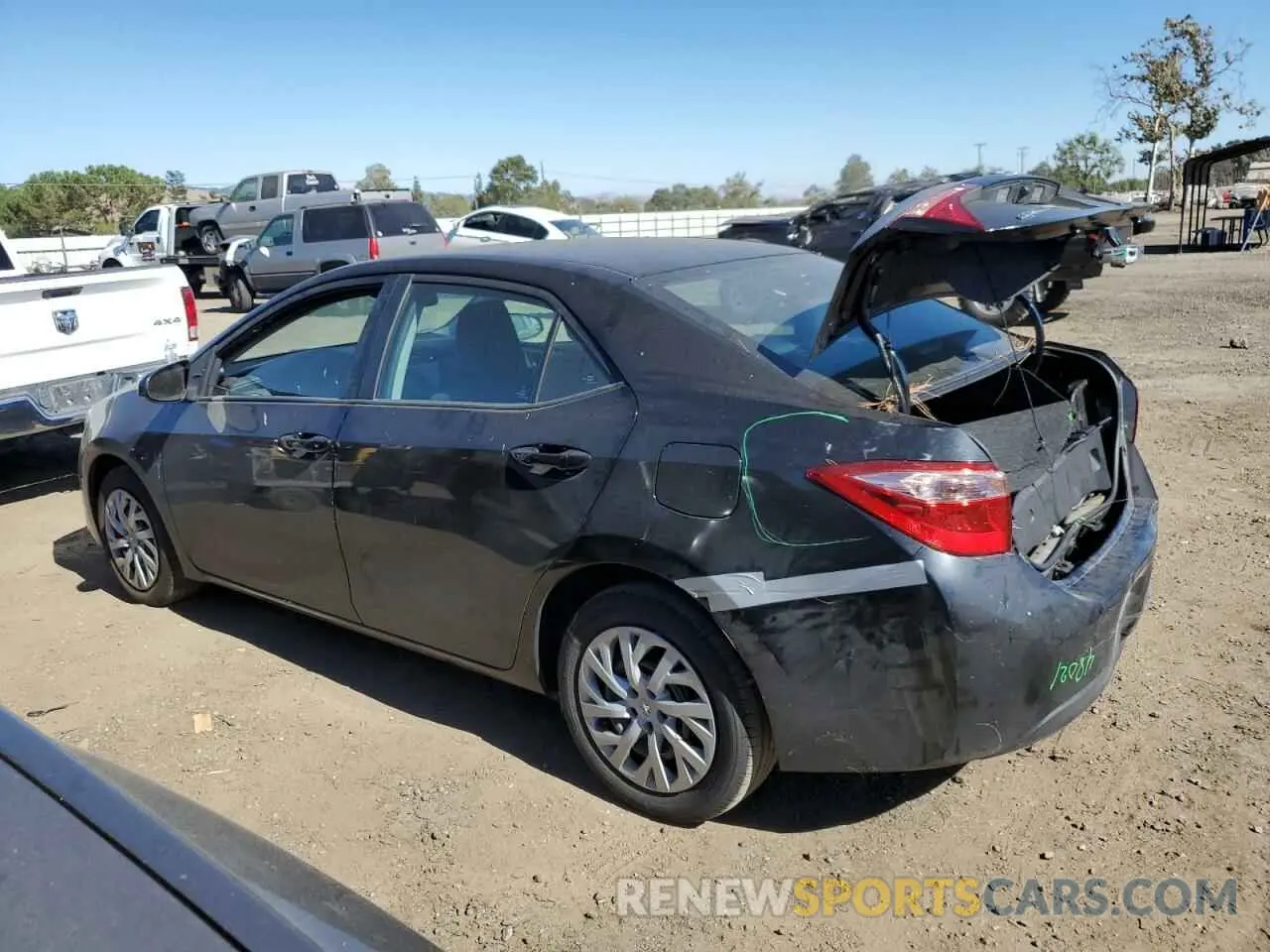 2 Photograph of a damaged car 5YFBURHE2KP881293 TOYOTA COROLLA 2019