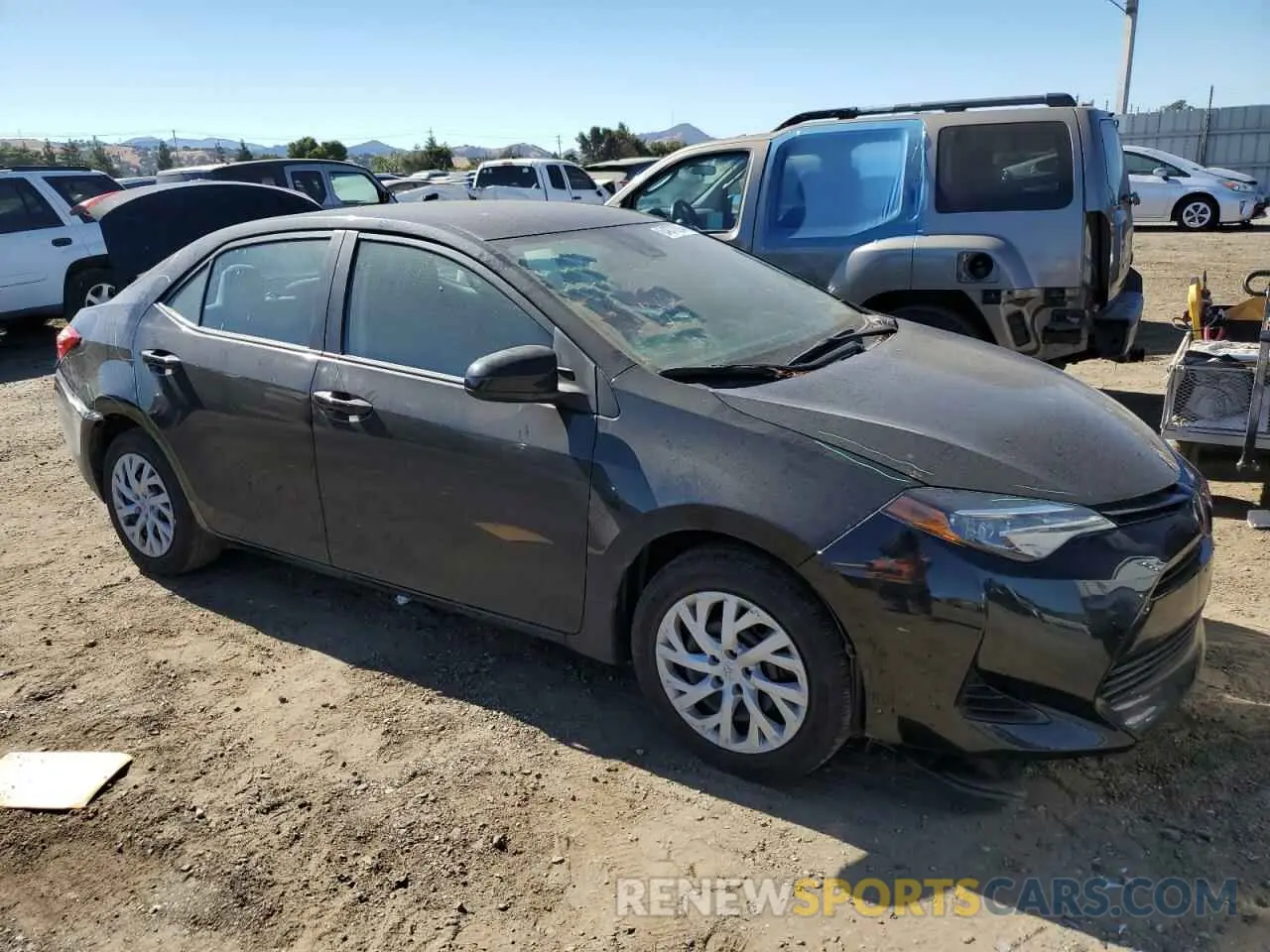 4 Photograph of a damaged car 5YFBURHE2KP881293 TOYOTA COROLLA 2019