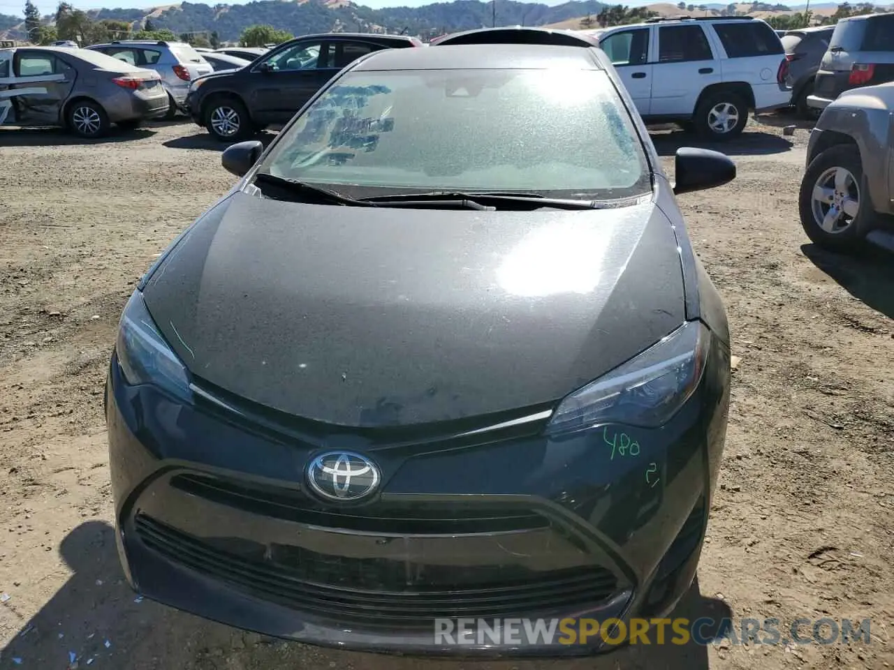 5 Photograph of a damaged car 5YFBURHE2KP881293 TOYOTA COROLLA 2019