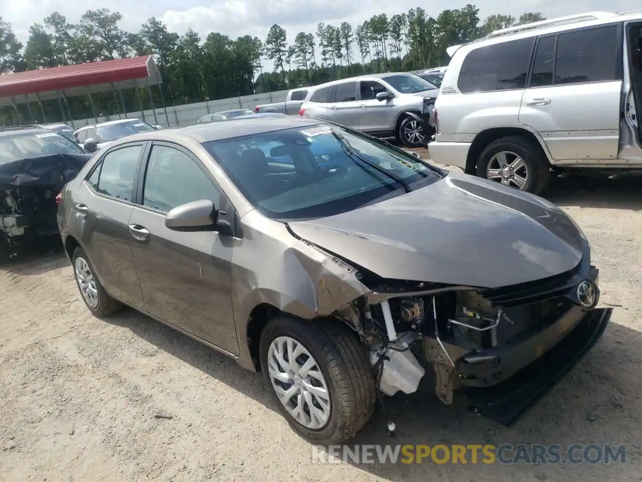 1 Photograph of a damaged car 5YFBURHE2KP881438 TOYOTA COROLLA 2019