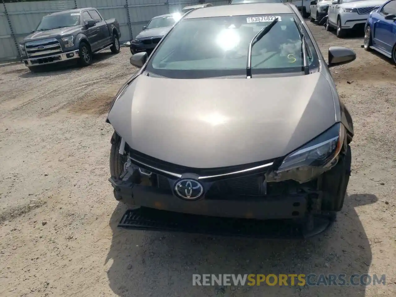 9 Photograph of a damaged car 5YFBURHE2KP881438 TOYOTA COROLLA 2019