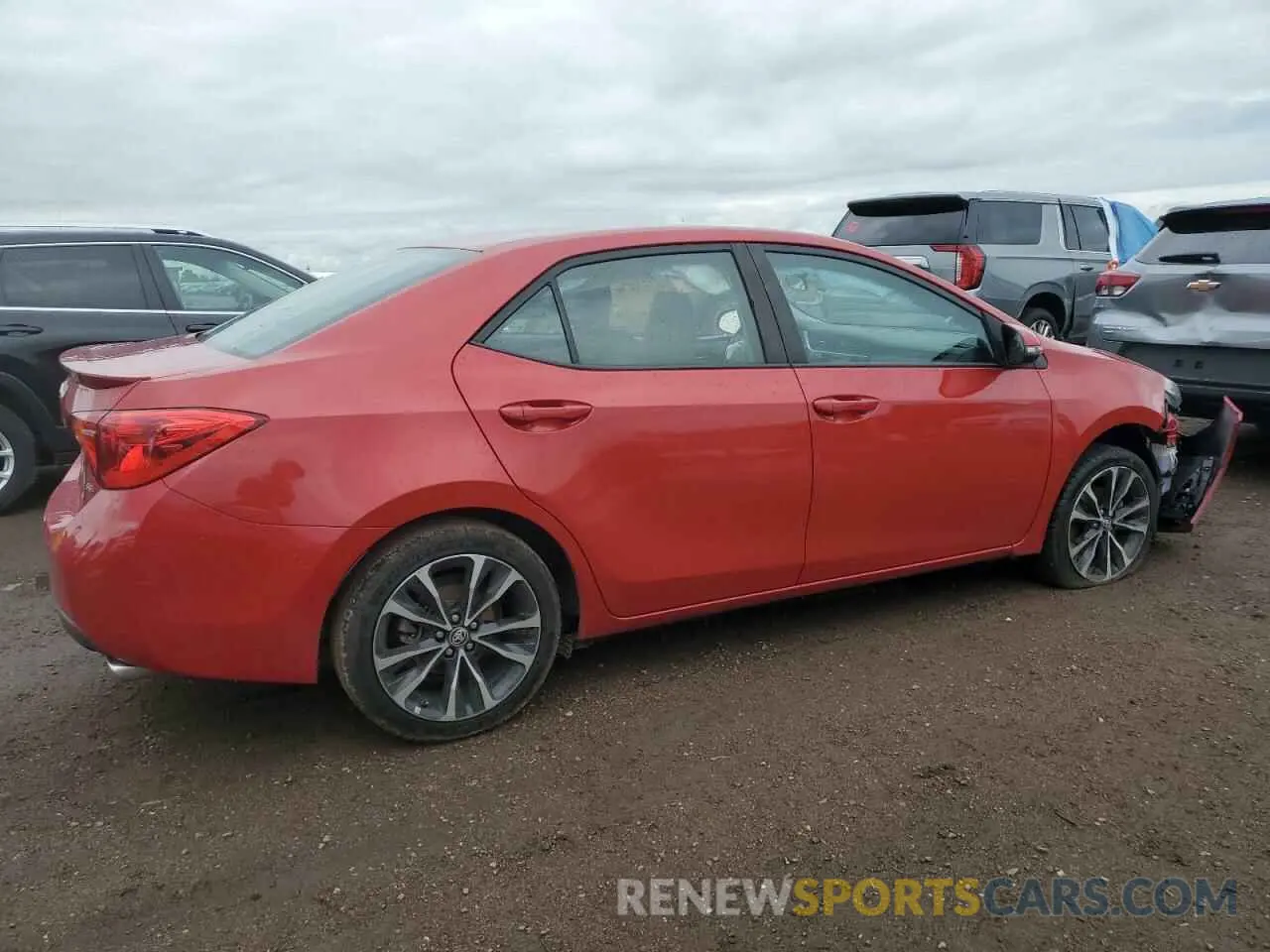 3 Photograph of a damaged car 5YFBURHE2KP882606 TOYOTA COROLLA 2019