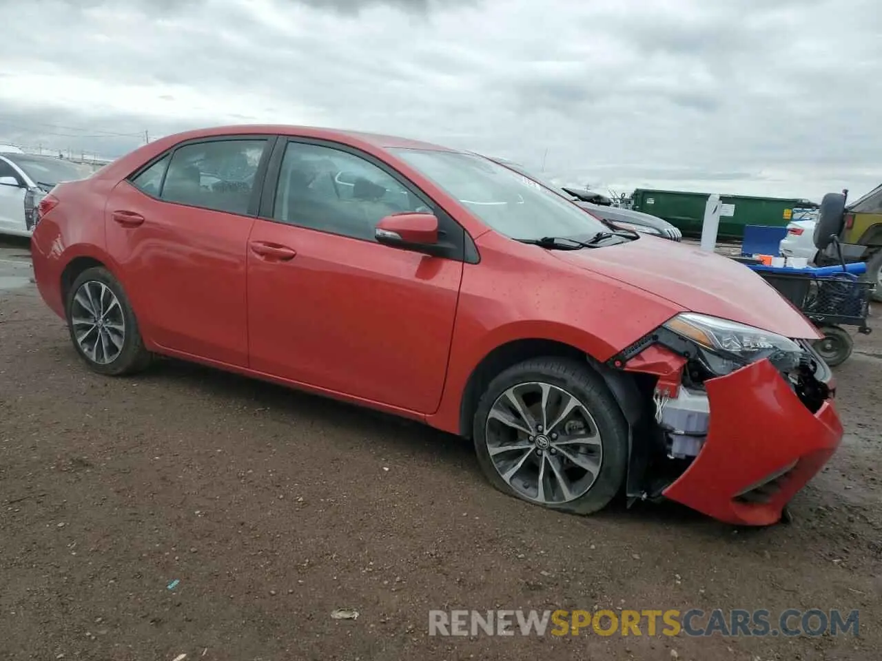 4 Photograph of a damaged car 5YFBURHE2KP882606 TOYOTA COROLLA 2019