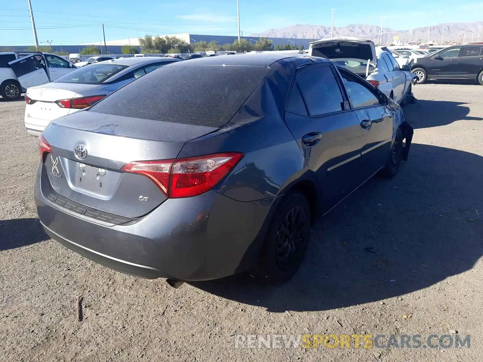 4 Photograph of a damaged car 5YFBURHE2KP886087 TOYOTA COROLLA 2019