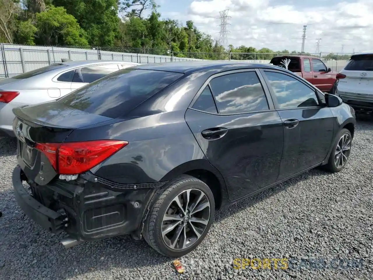 3 Photograph of a damaged car 5YFBURHE2KP888440 TOYOTA COROLLA 2019