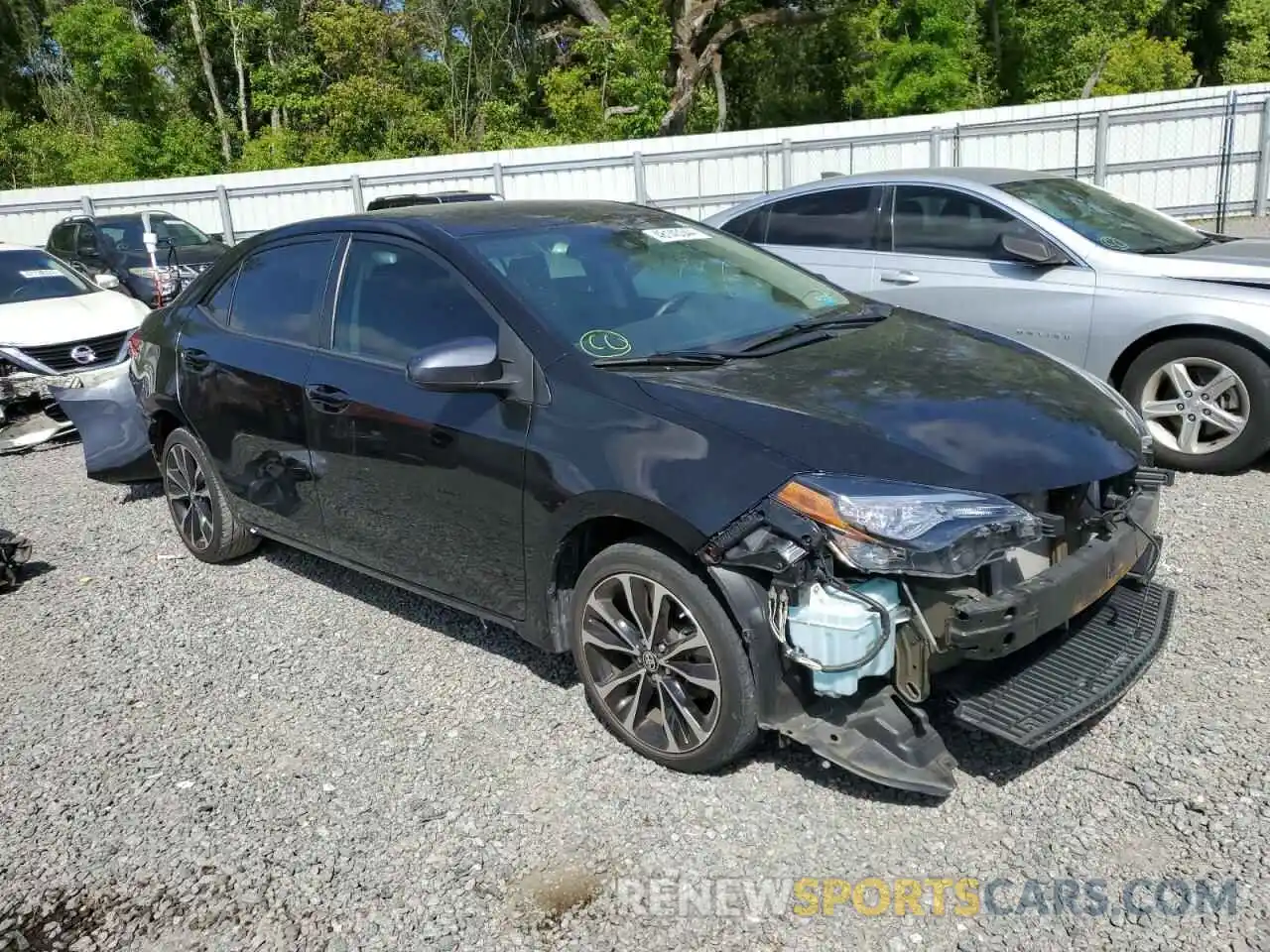 4 Photograph of a damaged car 5YFBURHE2KP888440 TOYOTA COROLLA 2019