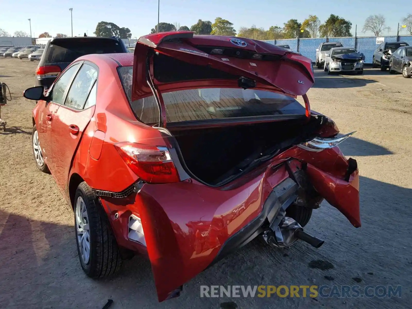 3 Photograph of a damaged car 5YFBURHE2KP888647 TOYOTA COROLLA 2019