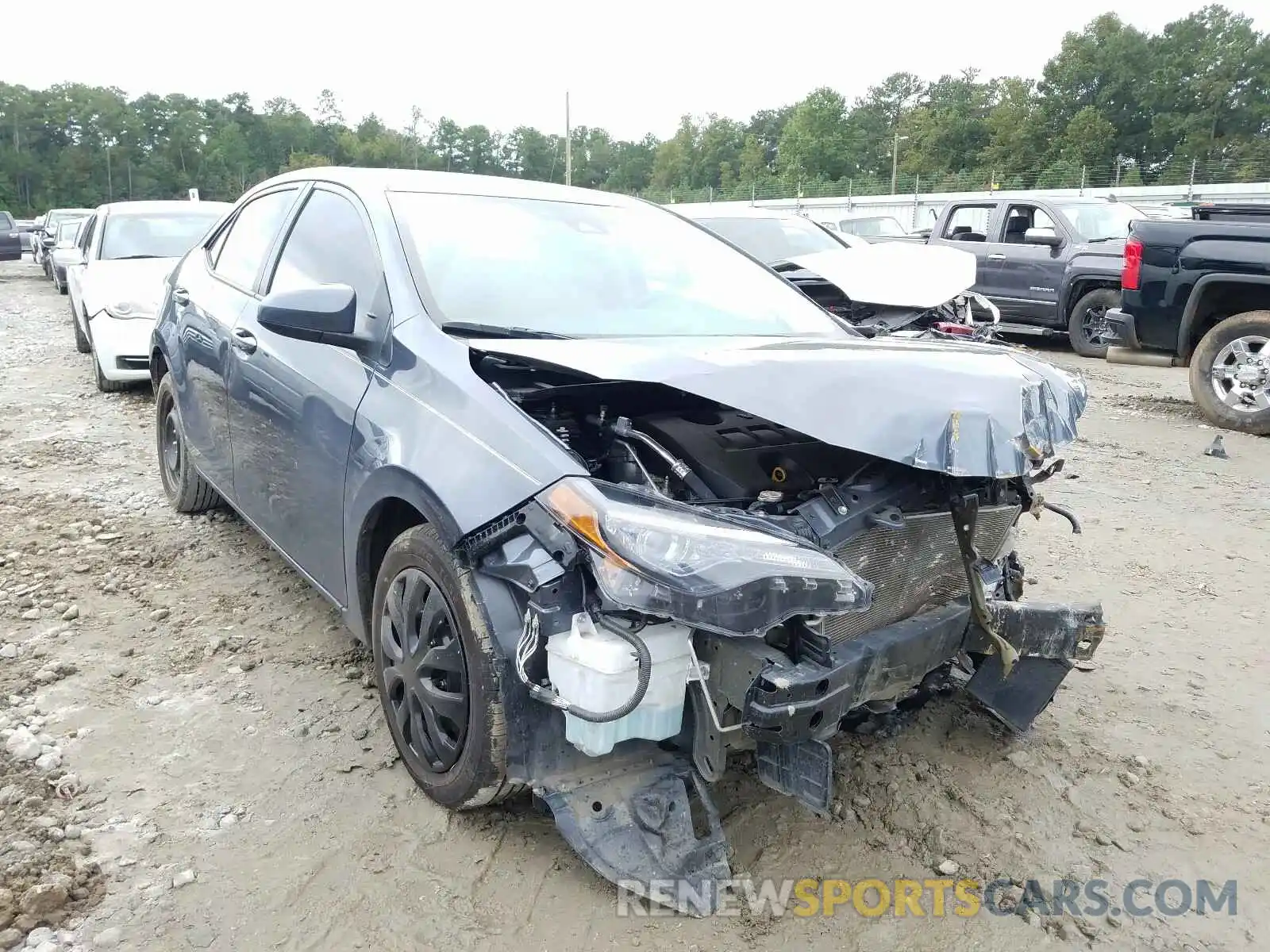 1 Photograph of a damaged car 5YFBURHE2KP889927 TOYOTA COROLLA 2019