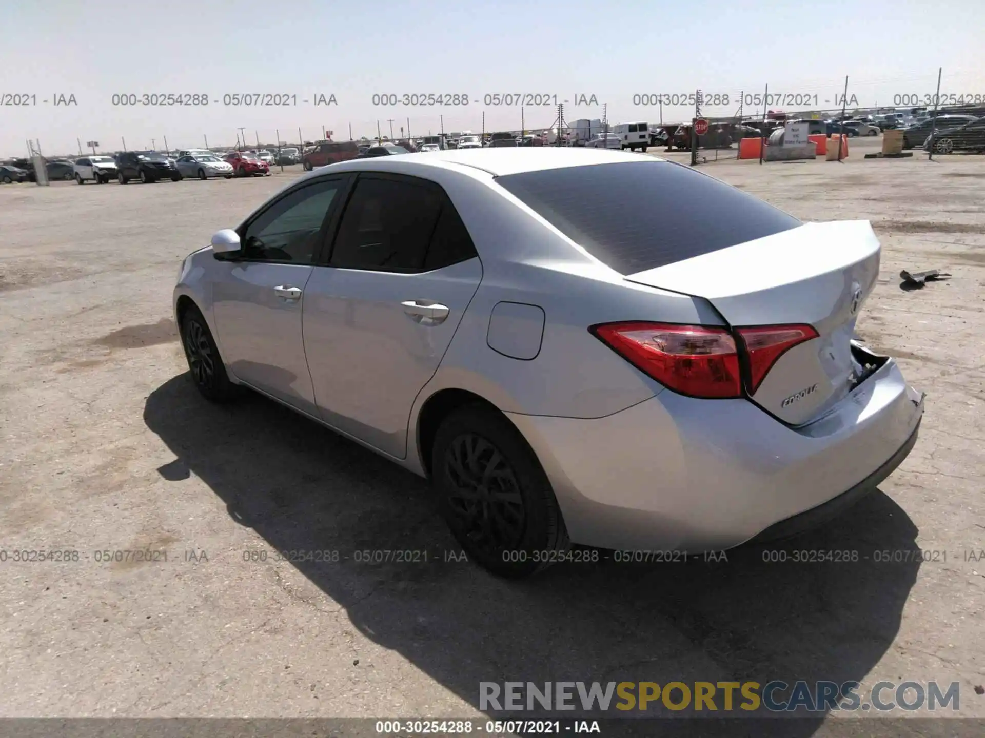 3 Photograph of a damaged car 5YFBURHE2KP891936 TOYOTA COROLLA 2019