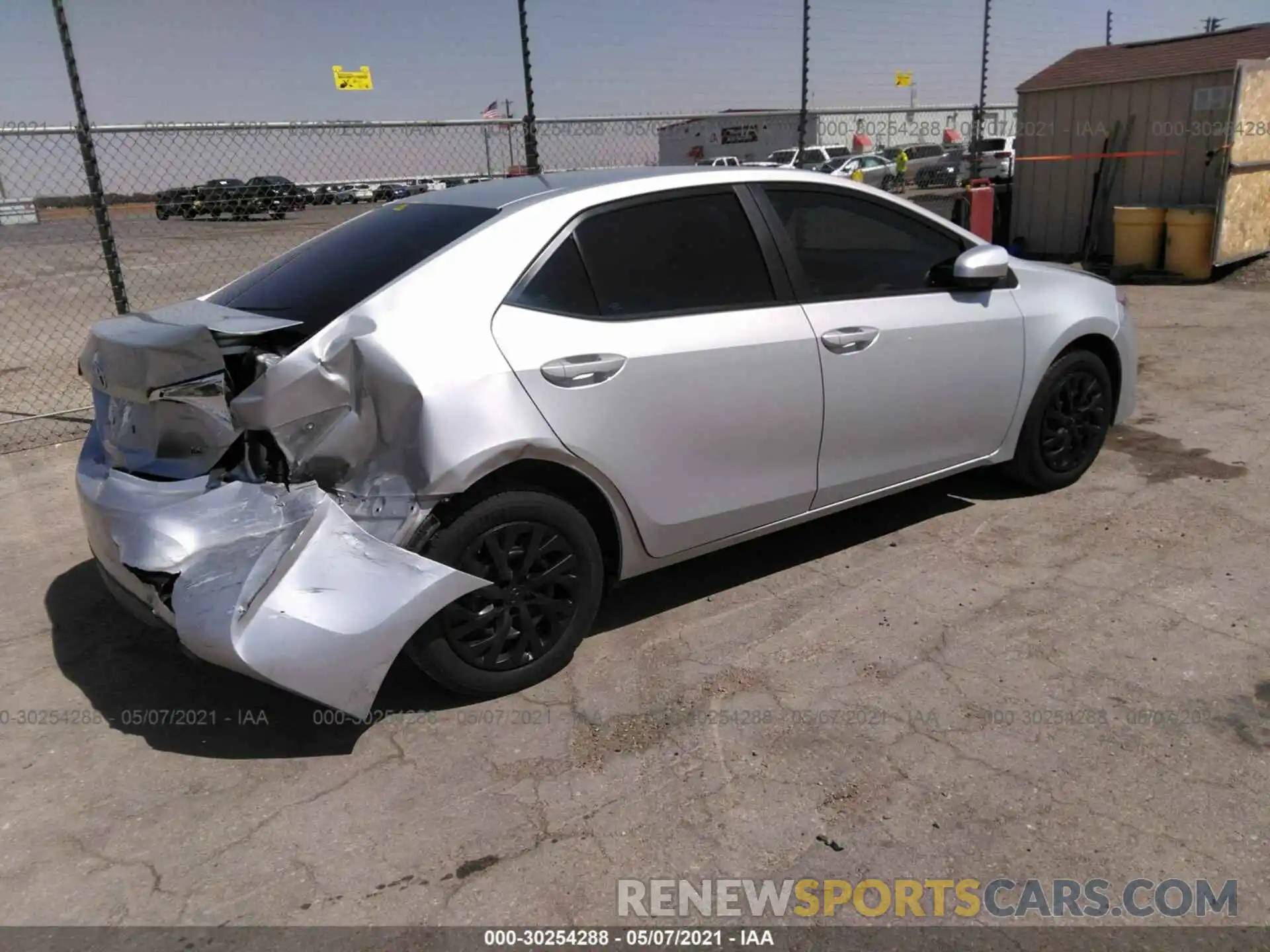 4 Photograph of a damaged car 5YFBURHE2KP891936 TOYOTA COROLLA 2019