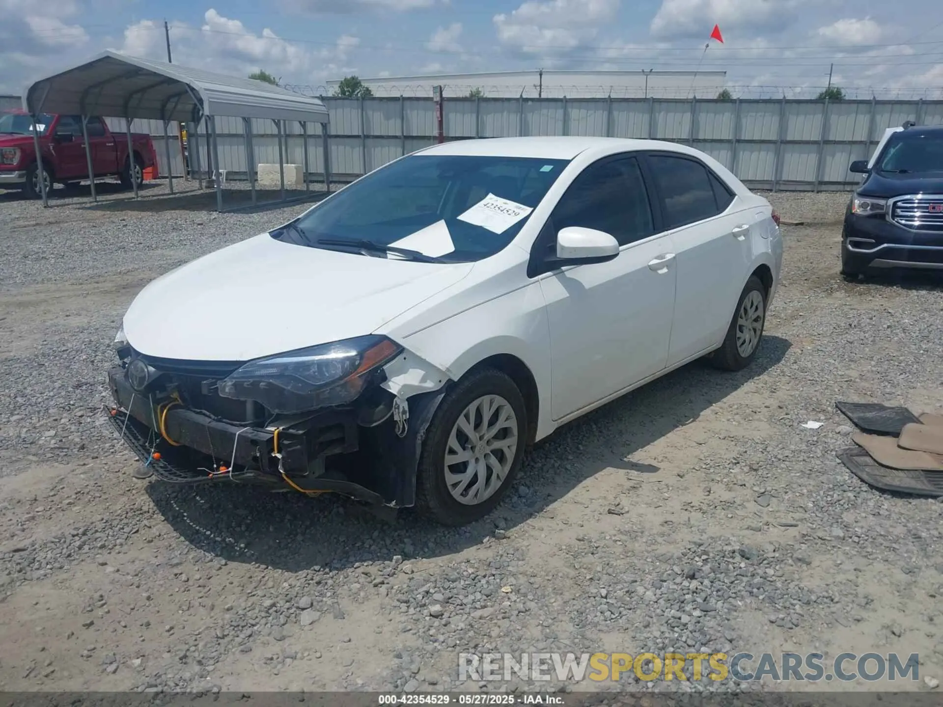 2 Photograph of a damaged car 5YFBURHE2KP892620 TOYOTA COROLLA 2019