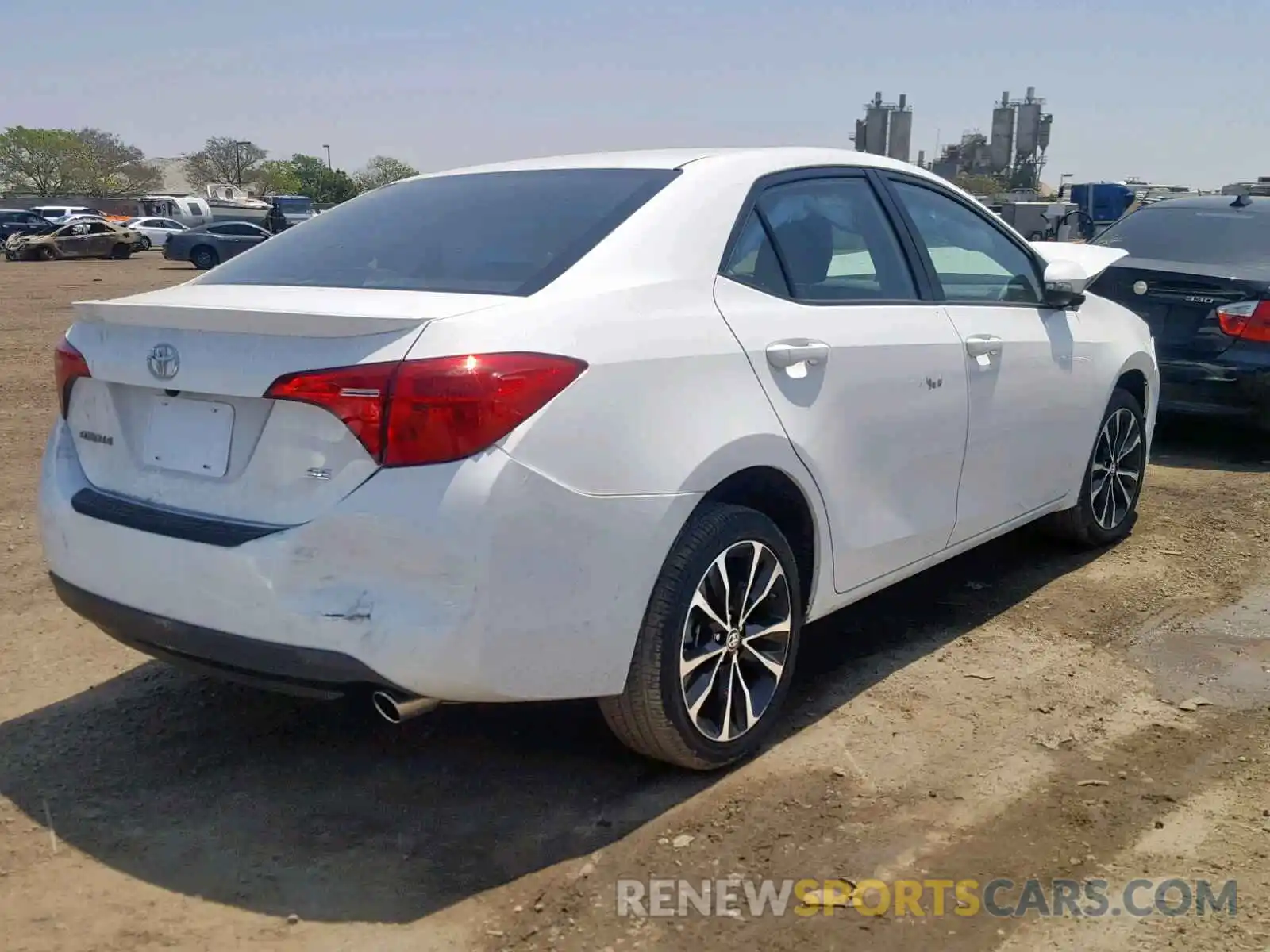 4 Photograph of a damaged car 5YFBURHE2KP893797 TOYOTA COROLLA 2019