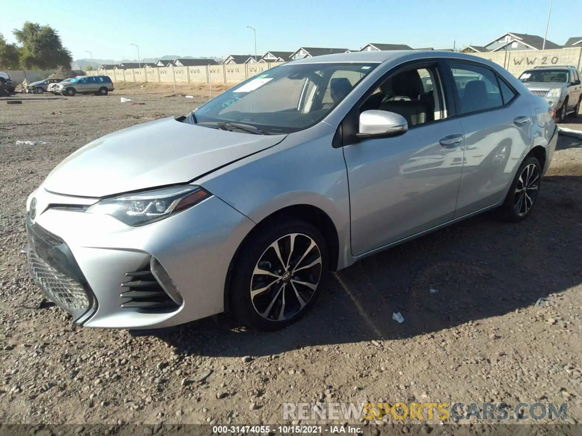 2 Photograph of a damaged car 5YFBURHE2KP895047 TOYOTA COROLLA 2019