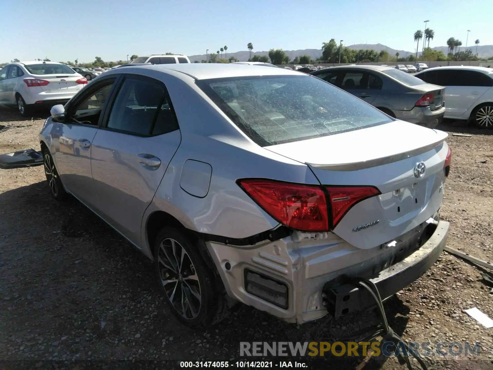 3 Photograph of a damaged car 5YFBURHE2KP895047 TOYOTA COROLLA 2019