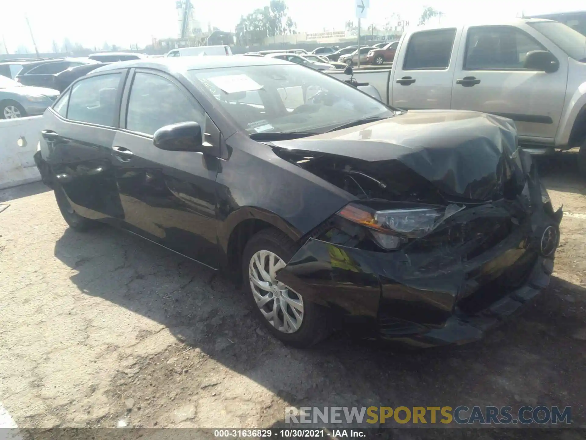 1 Photograph of a damaged car 5YFBURHE2KP896117 TOYOTA COROLLA 2019