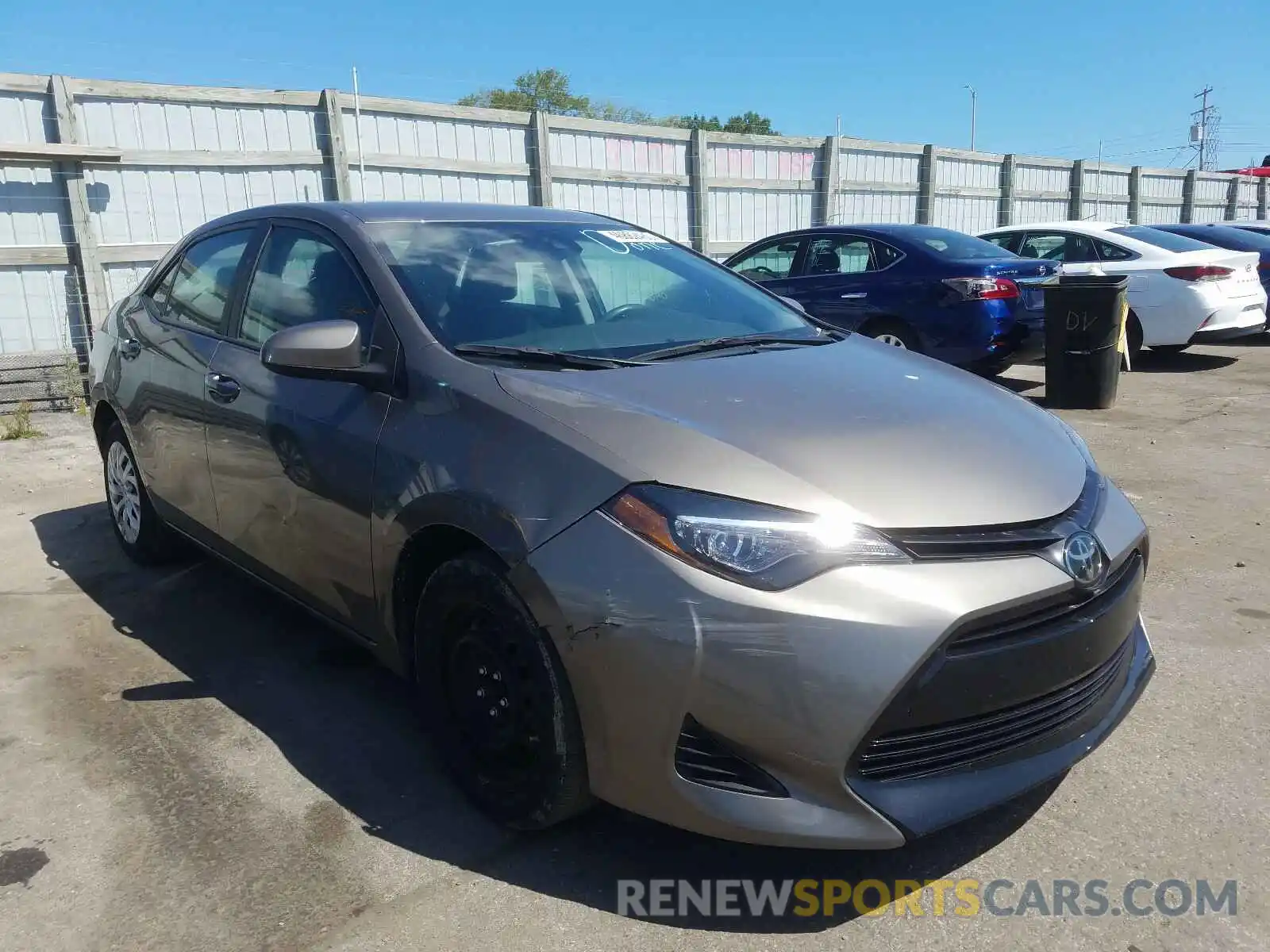 1 Photograph of a damaged car 5YFBURHE2KP896277 TOYOTA COROLLA 2019