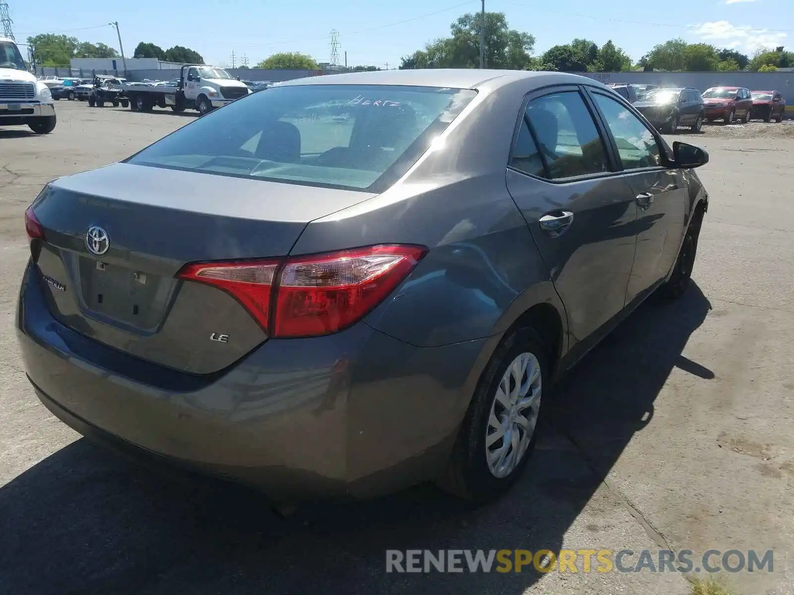 4 Photograph of a damaged car 5YFBURHE2KP896277 TOYOTA COROLLA 2019