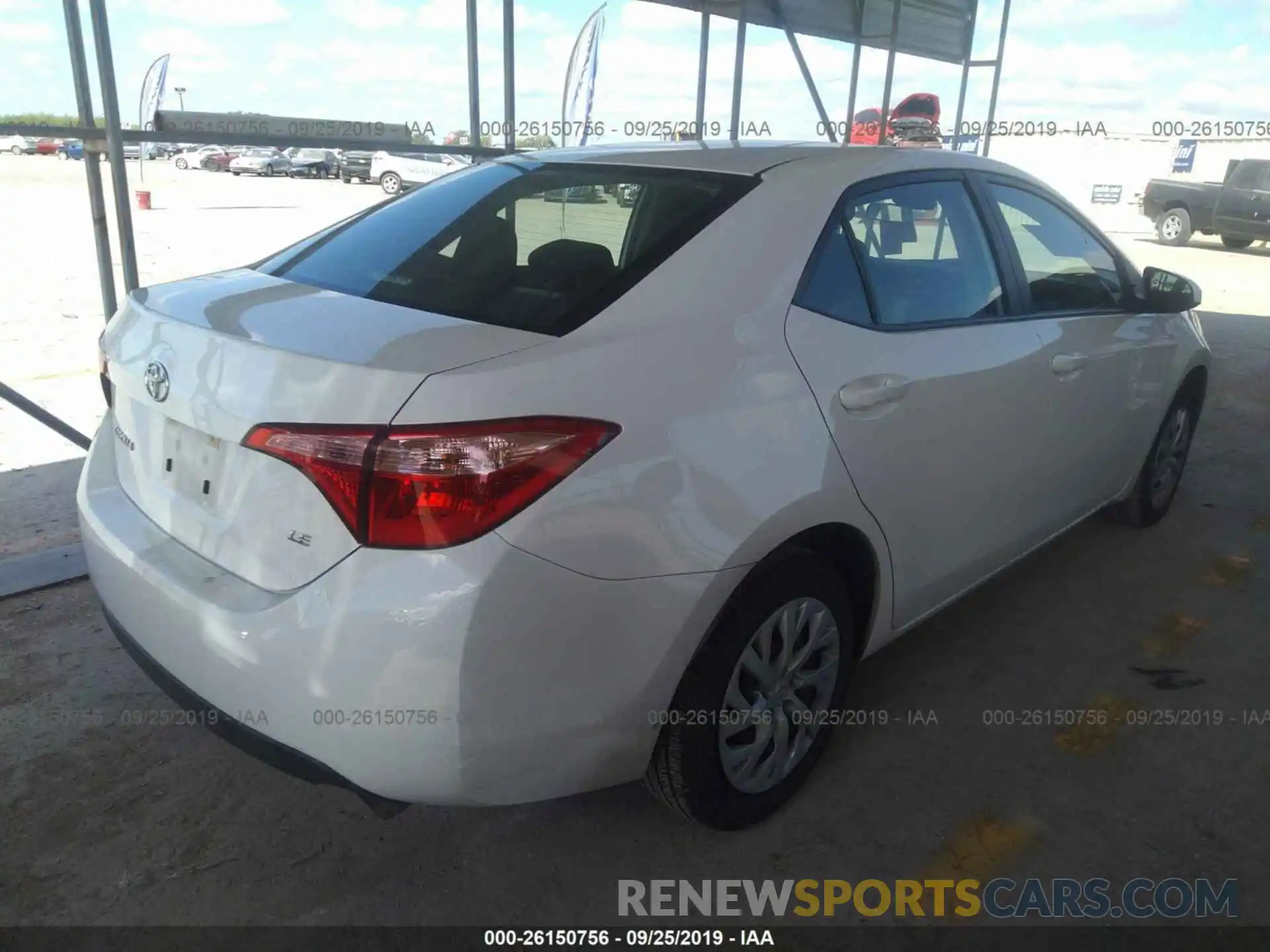 4 Photograph of a damaged car 5YFBURHE2KP897073 TOYOTA COROLLA 2019