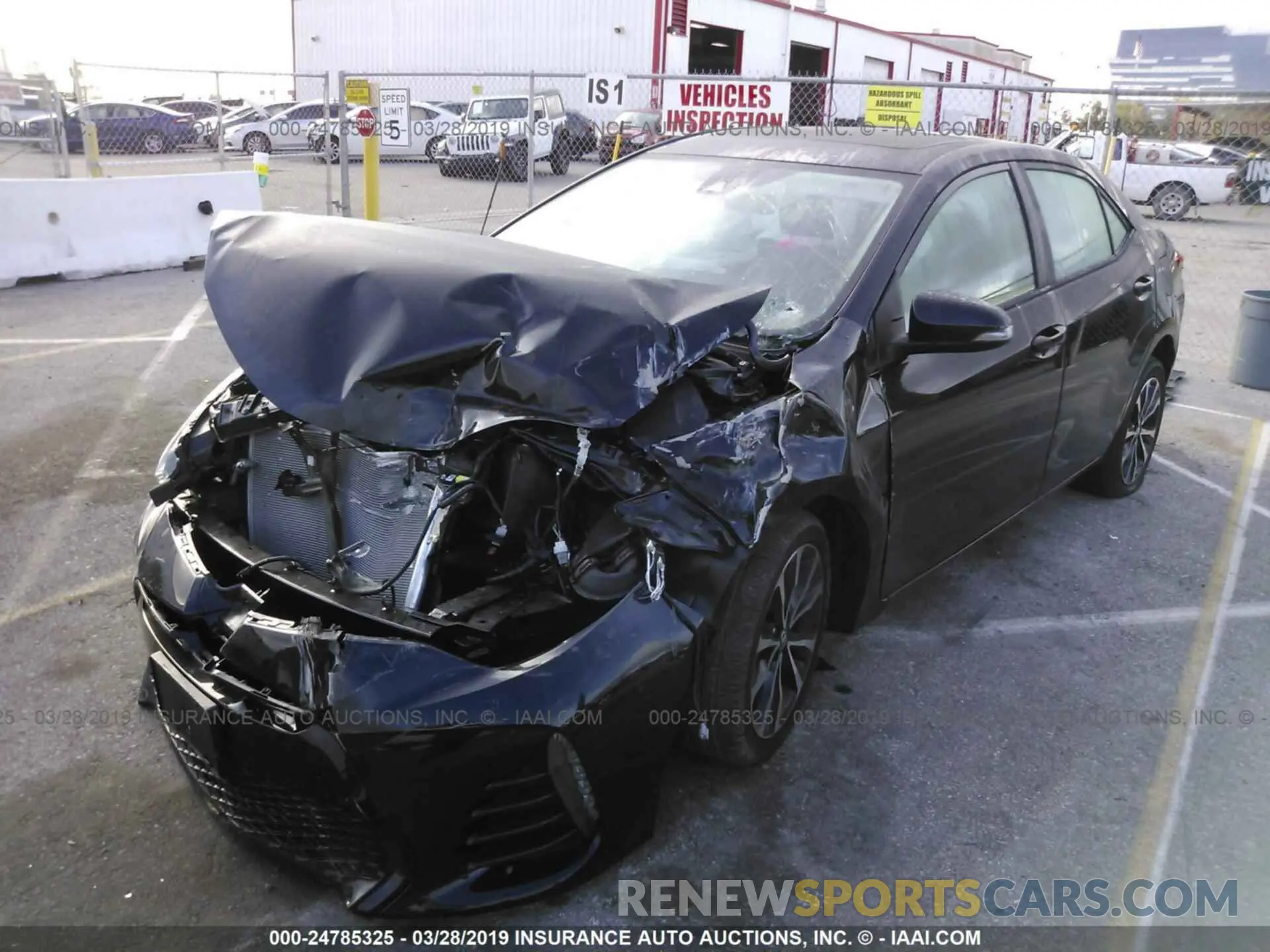 2 Photograph of a damaged car 5YFBURHE2KP898692 TOYOTA COROLLA 2019