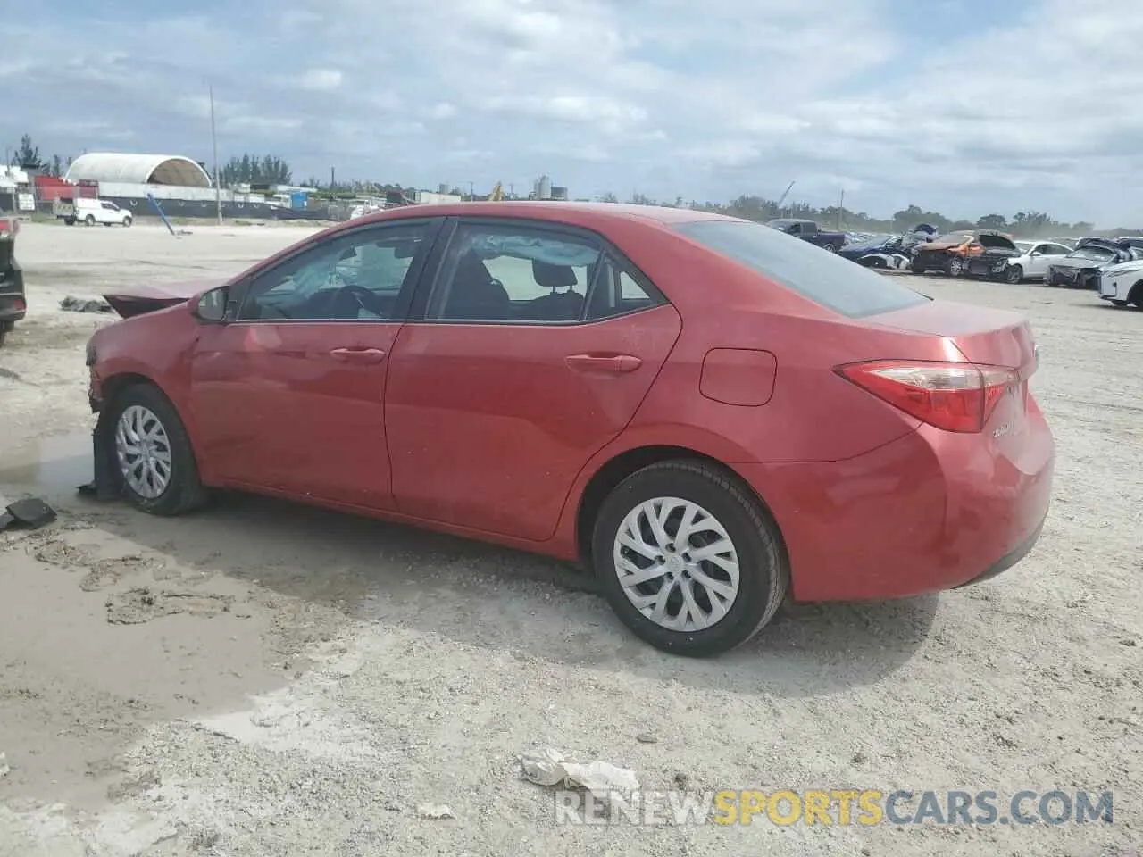 2 Photograph of a damaged car 5YFBURHE2KP899518 TOYOTA COROLLA 2019