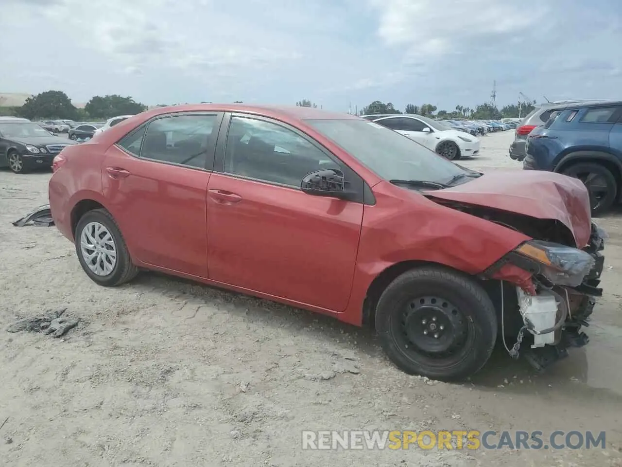 4 Photograph of a damaged car 5YFBURHE2KP899518 TOYOTA COROLLA 2019