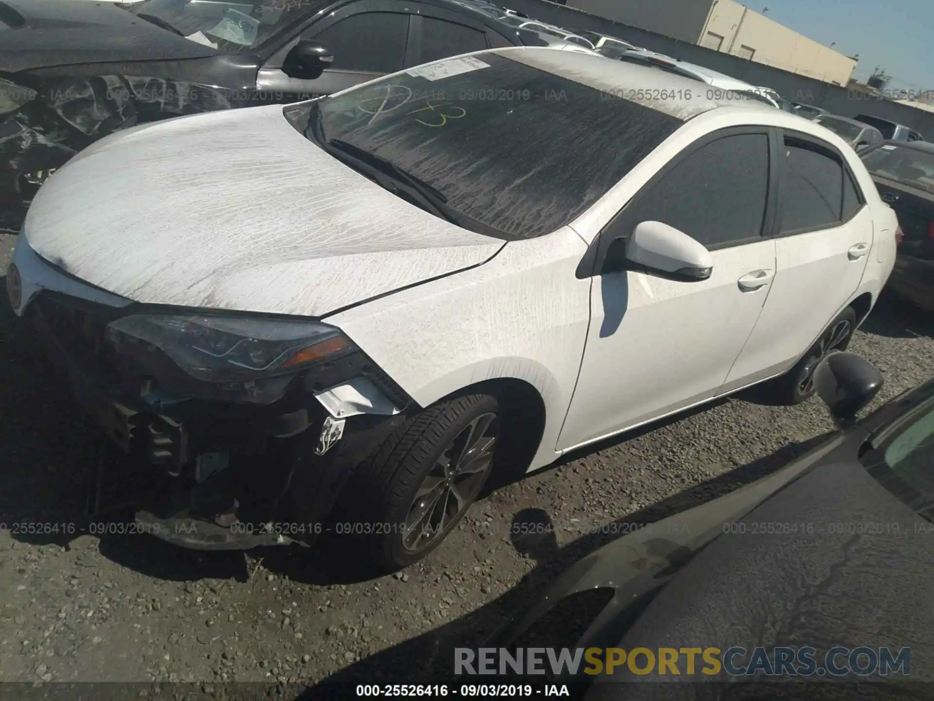 2 Photograph of a damaged car 5YFBURHE2KP899664 TOYOTA COROLLA 2019