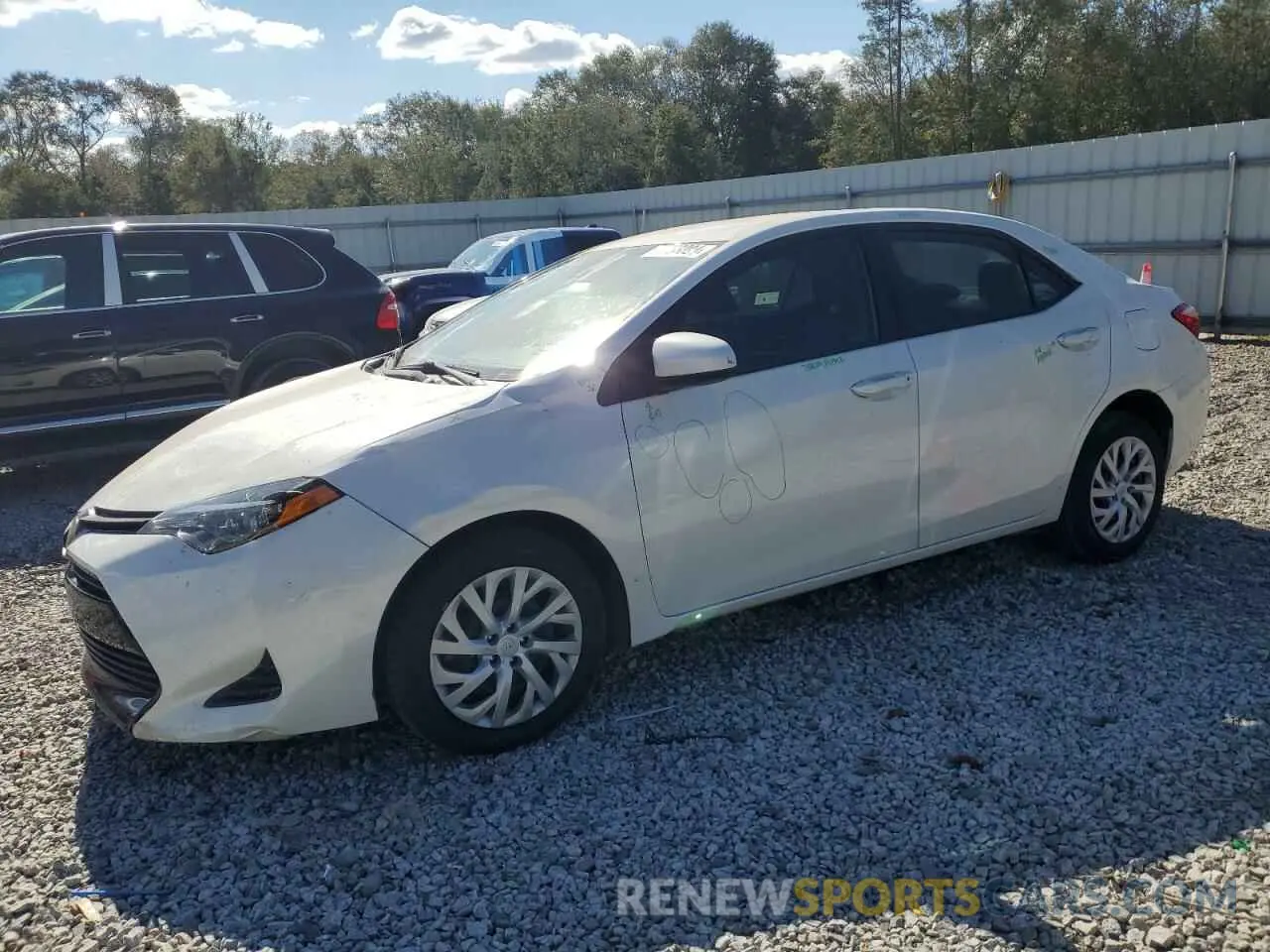 1 Photograph of a damaged car 5YFBURHE2KP900246 TOYOTA COROLLA 2019