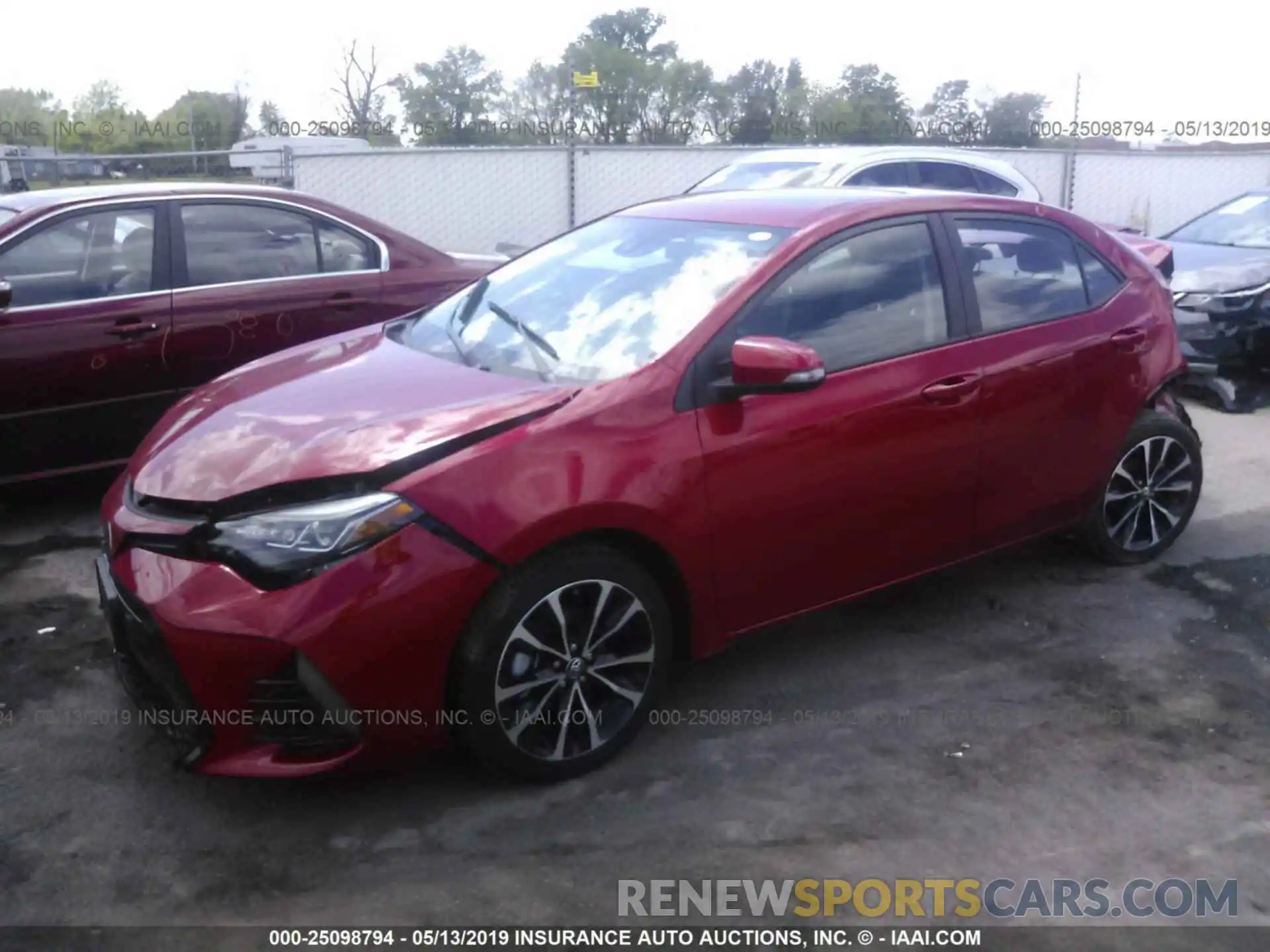 2 Photograph of a damaged car 5YFBURHE2KP902546 TOYOTA COROLLA 2019