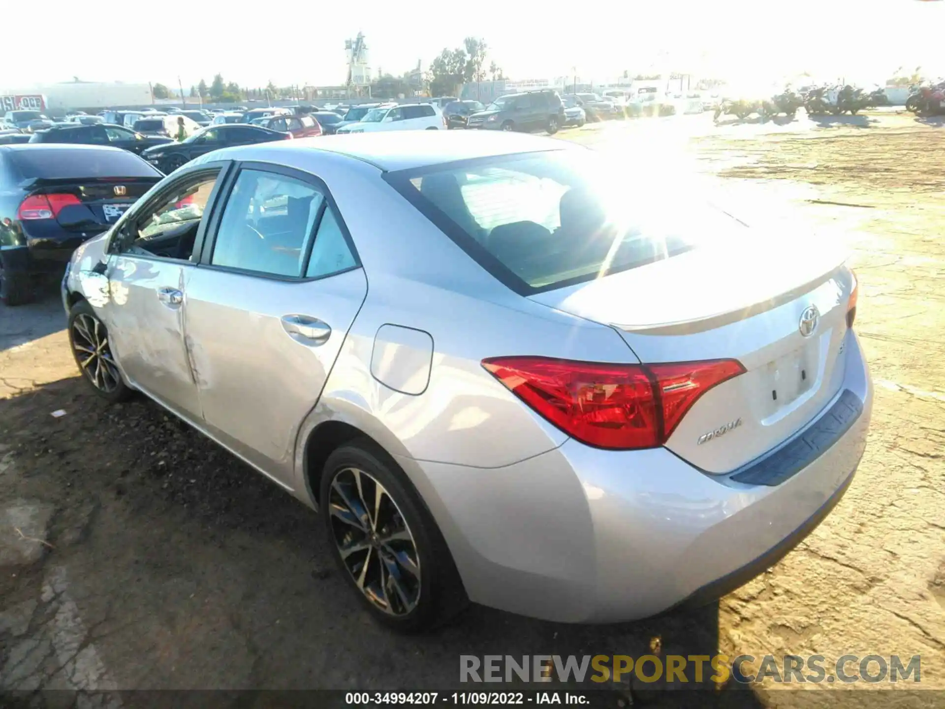 3 Photograph of a damaged car 5YFBURHE2KP904300 TOYOTA COROLLA 2019