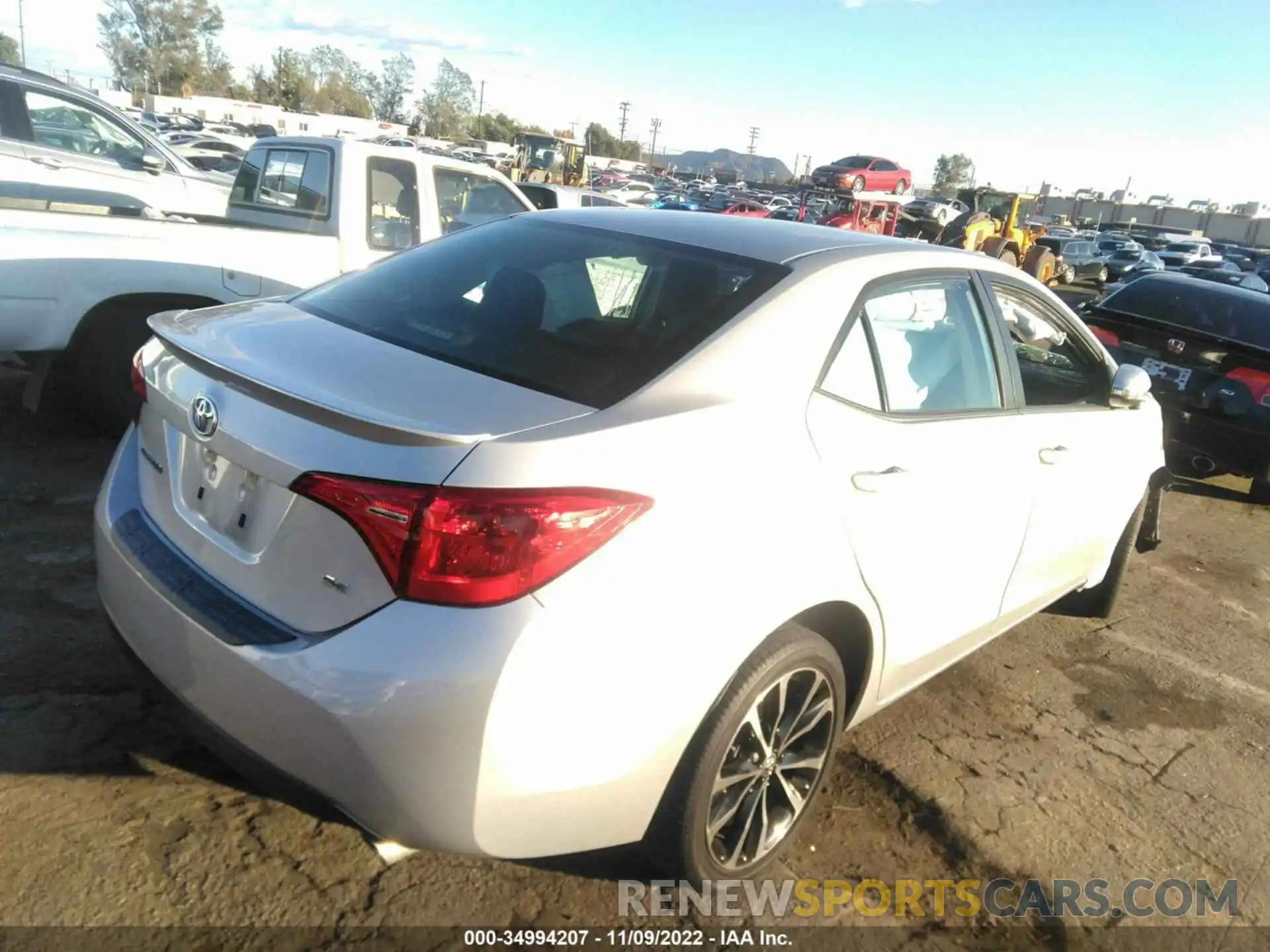 4 Photograph of a damaged car 5YFBURHE2KP904300 TOYOTA COROLLA 2019