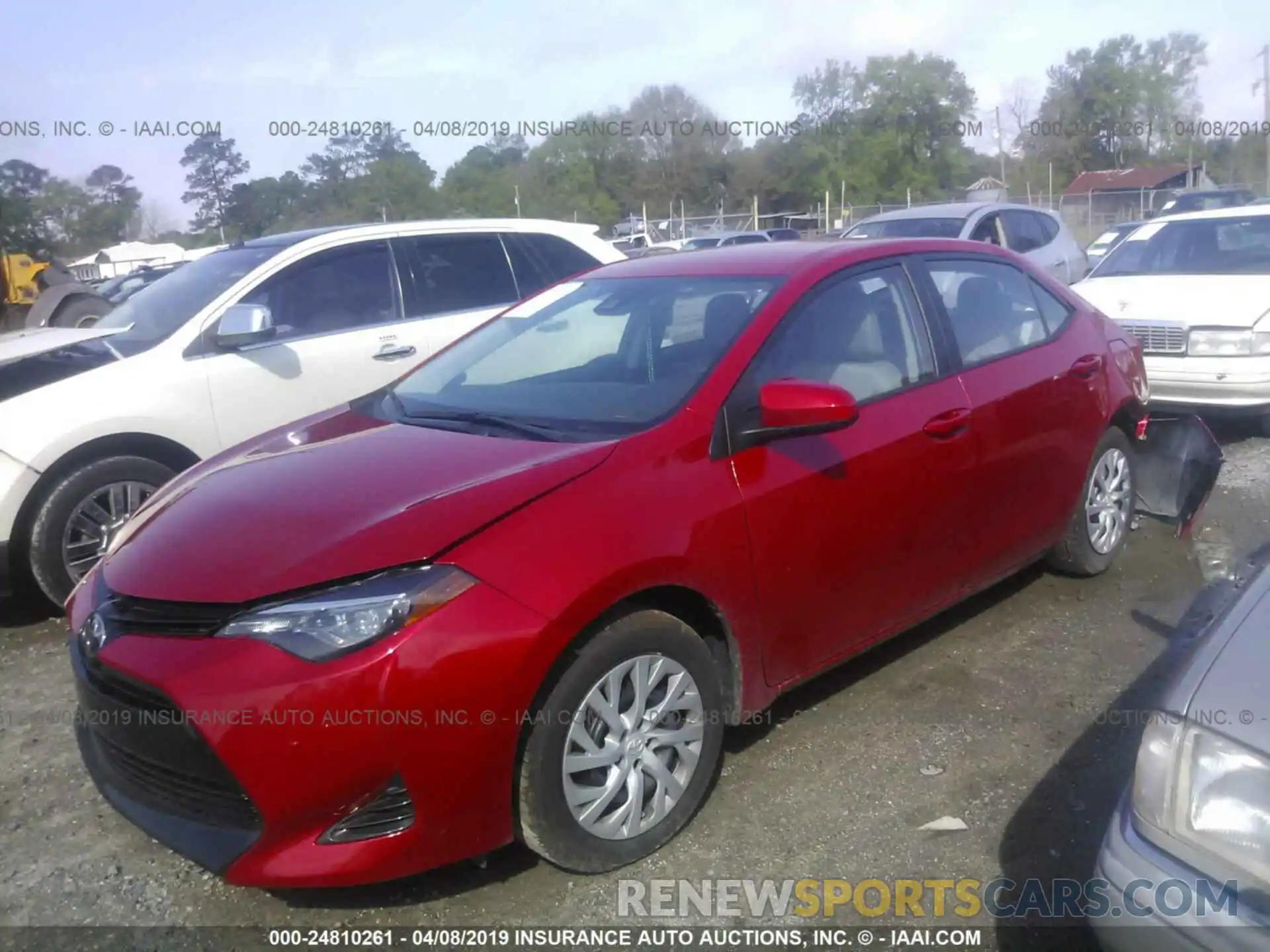 2 Photograph of a damaged car 5YFBURHE2KP905494 TOYOTA COROLLA 2019