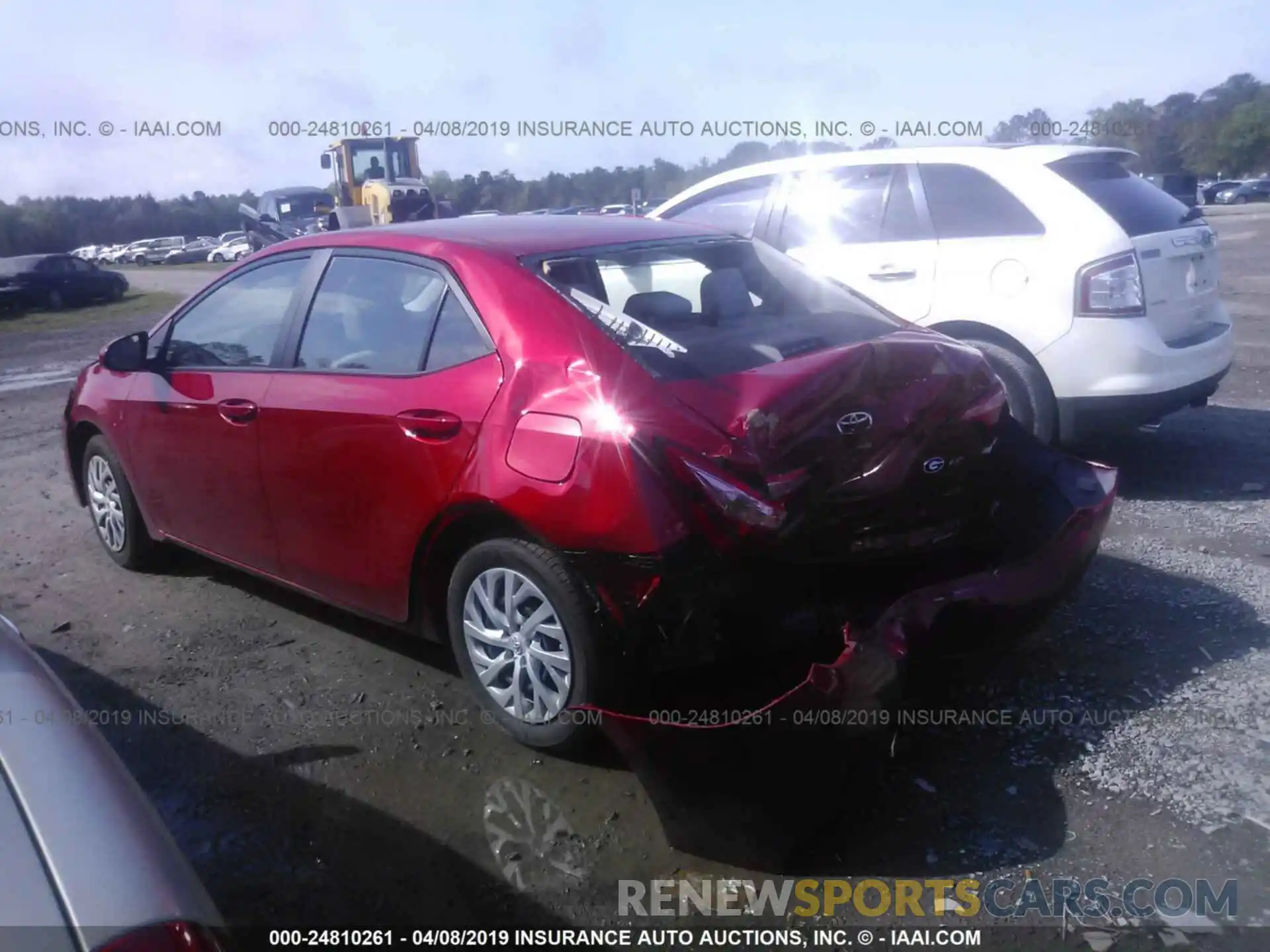 3 Photograph of a damaged car 5YFBURHE2KP905494 TOYOTA COROLLA 2019