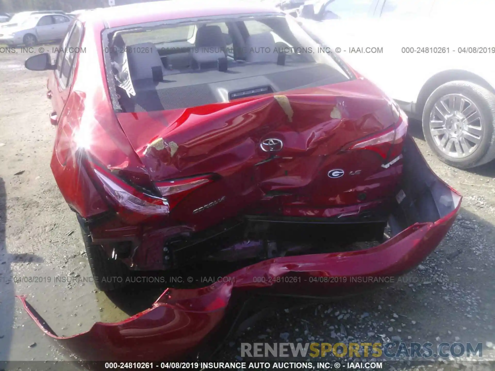 6 Photograph of a damaged car 5YFBURHE2KP905494 TOYOTA COROLLA 2019