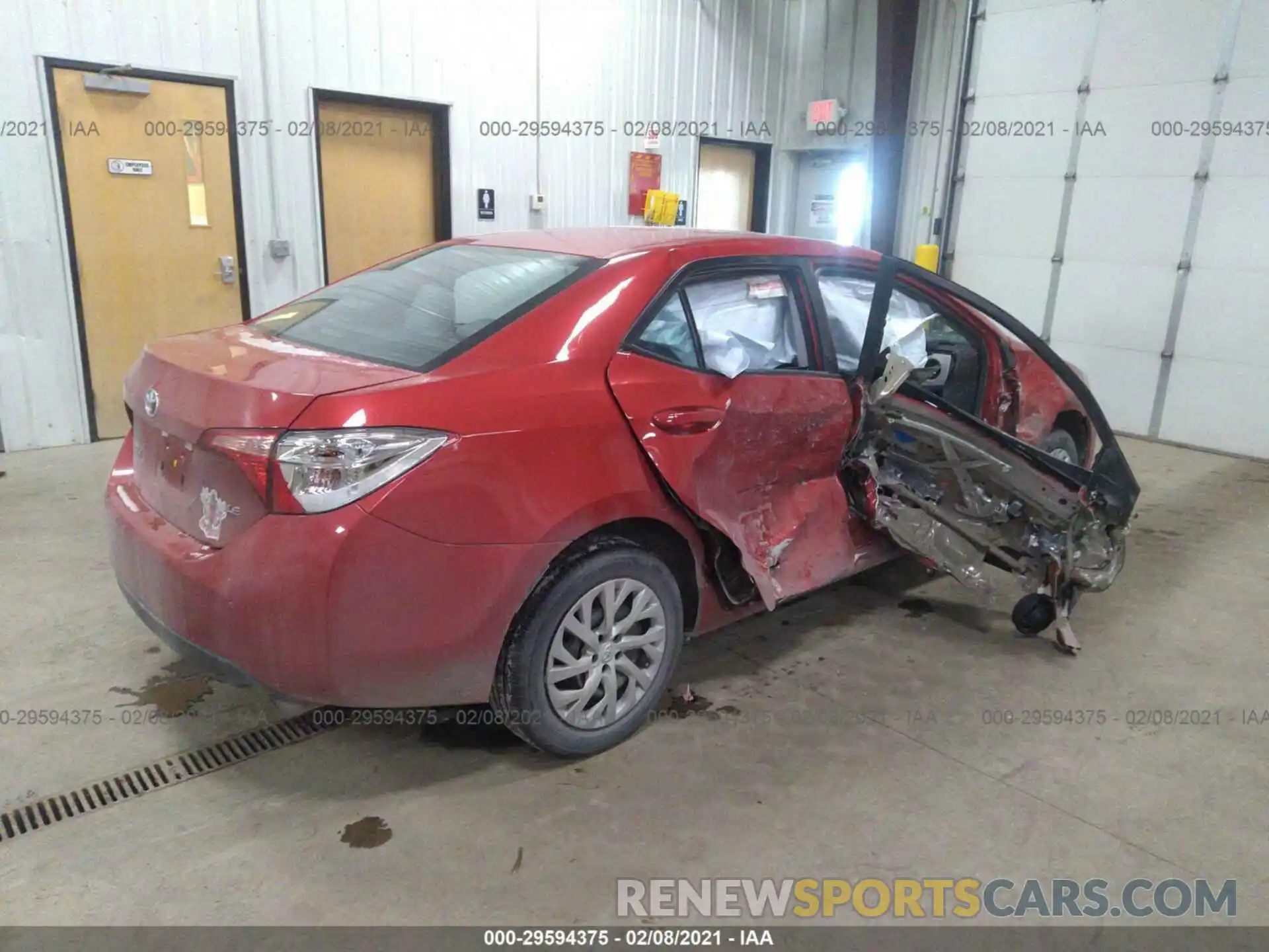 4 Photograph of a damaged car 5YFBURHE2KP905981 TOYOTA COROLLA 2019