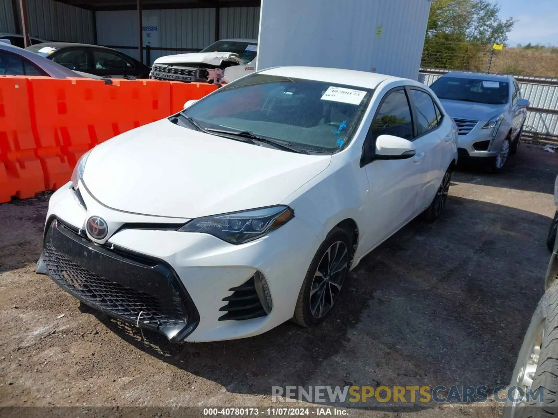 2 Photograph of a damaged car 5YFBURHE2KP906614 TOYOTA COROLLA 2019
