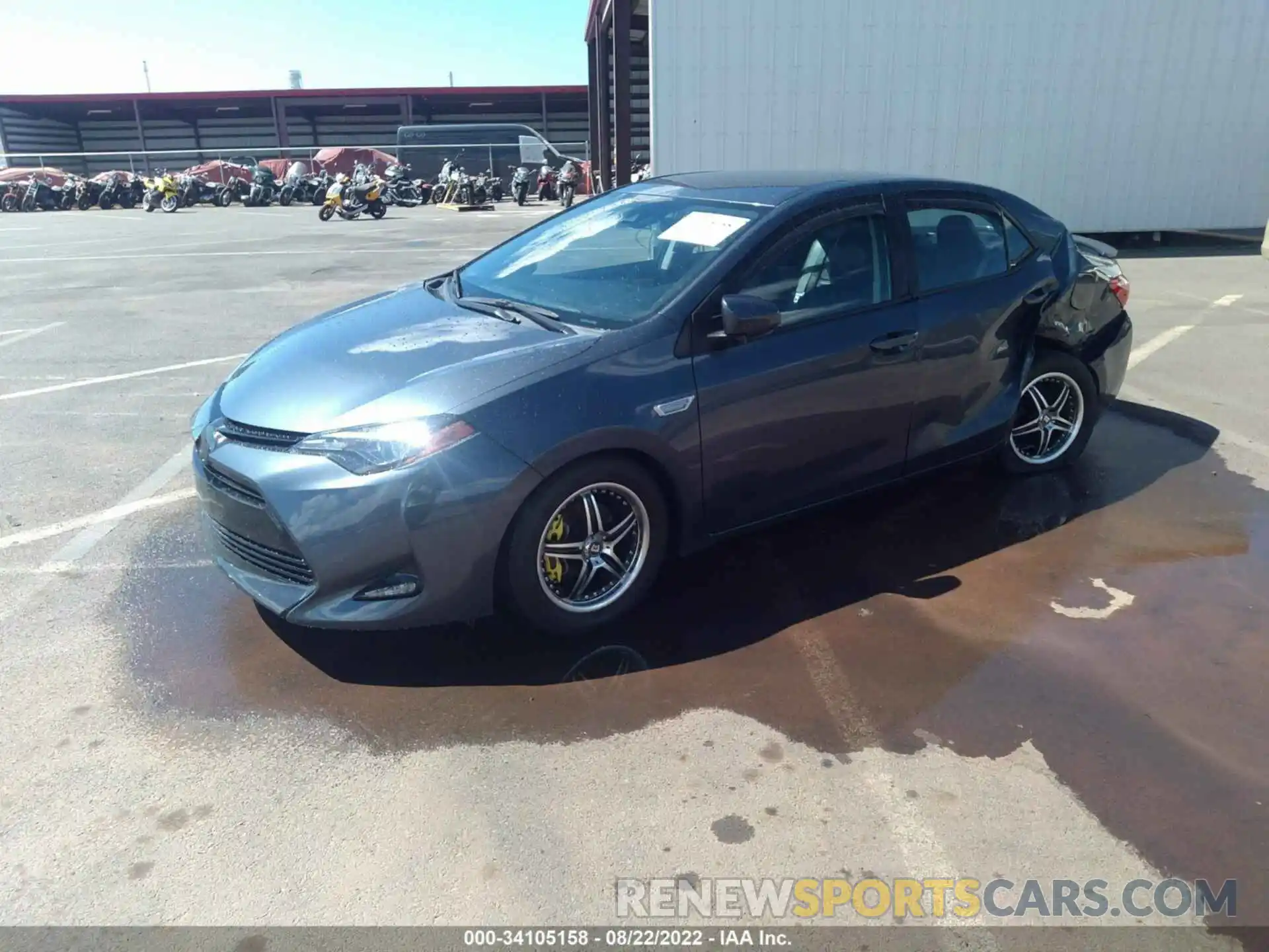 2 Photograph of a damaged car 5YFBURHE2KP907004 TOYOTA COROLLA 2019